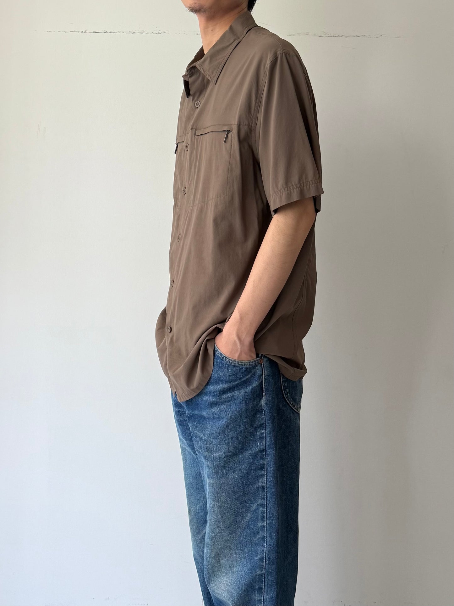 00's NIKE ACG nylon S/S shirt
