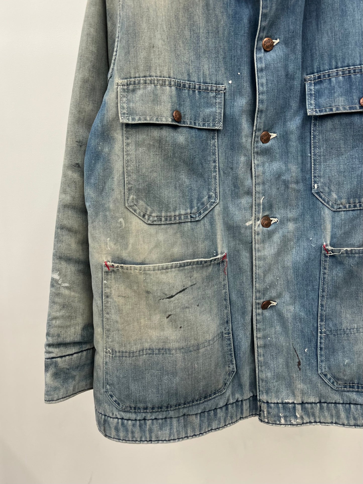 70's BIG MAC denim coverall jacket "Sun fade"