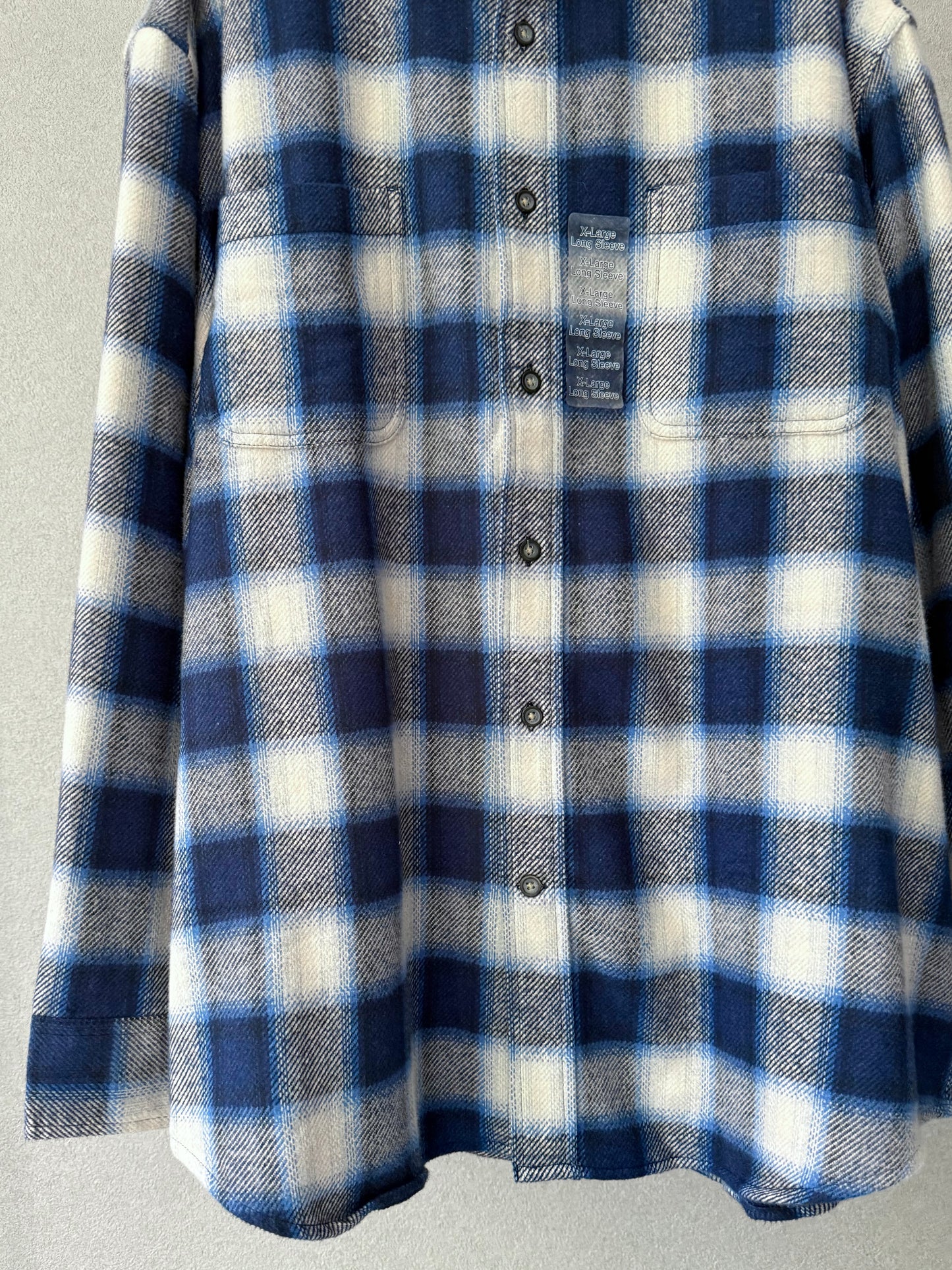 00's ST.JOHN'S BAY flannel shirt "DEAD STOCK"