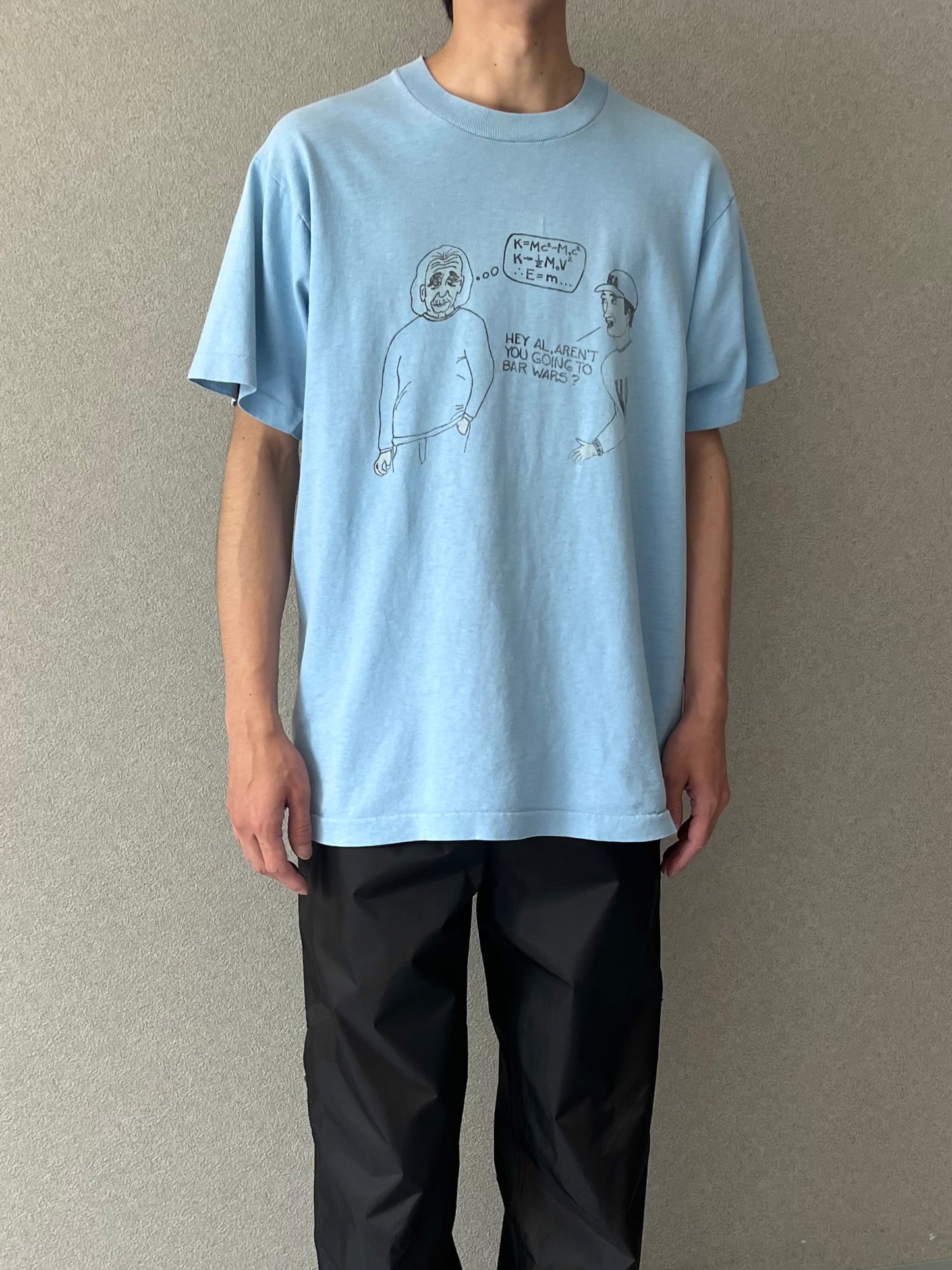 90's UNKNOWN print t-shirt "Made in USA"