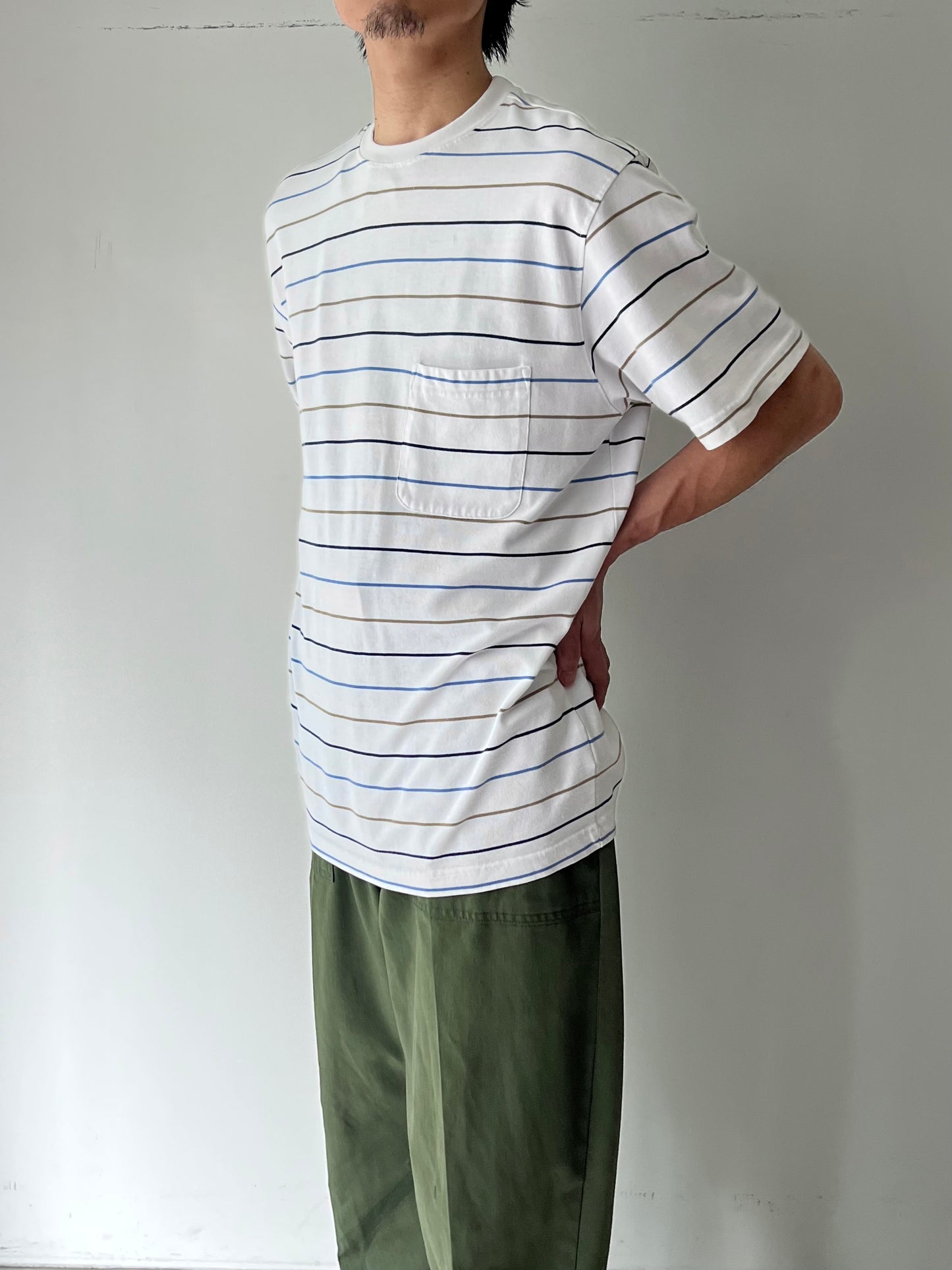 90's〜 PURITAN border t-shirt