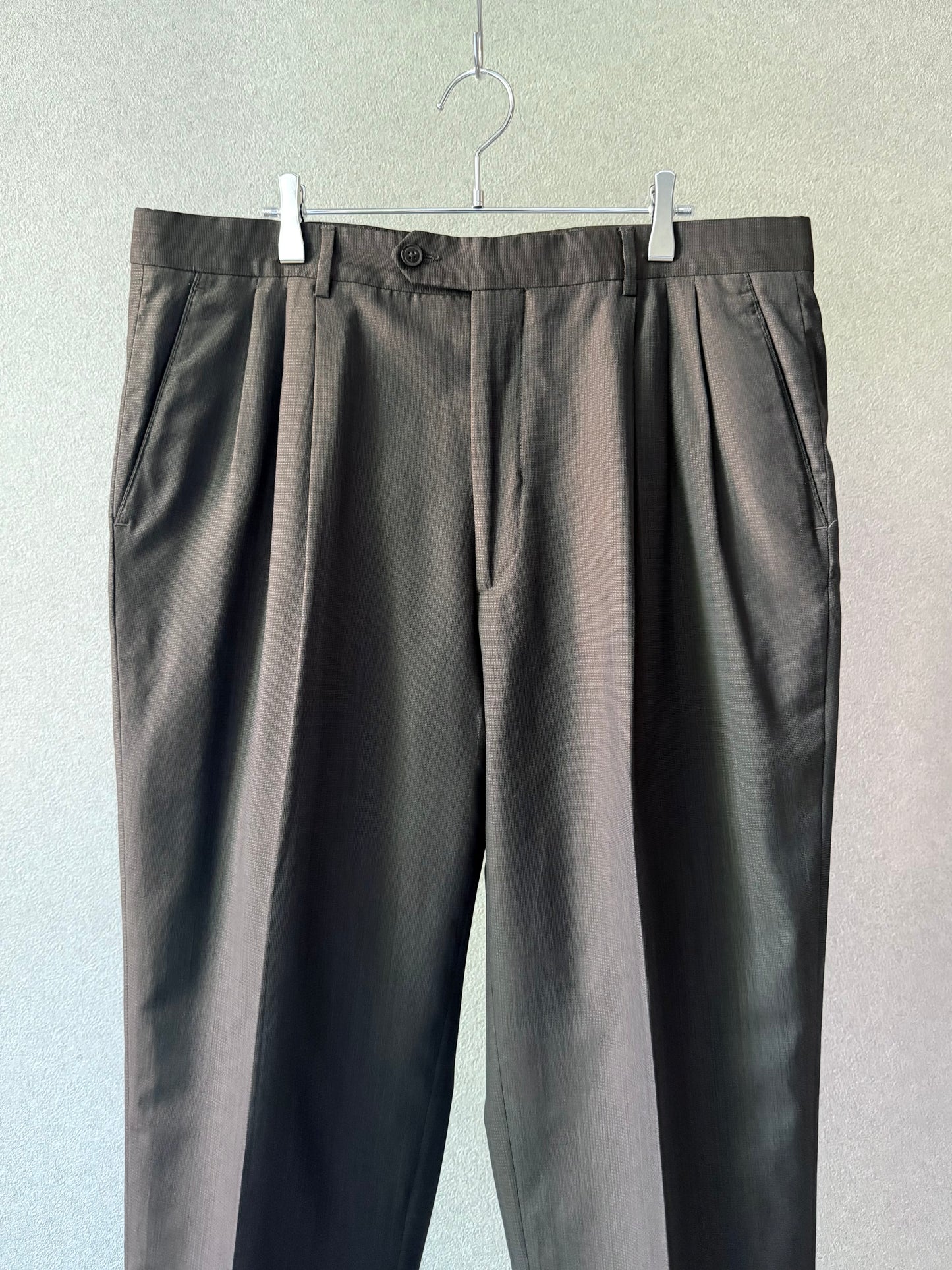 00's PRONT UOMO wool slacks "Made in ITALY"