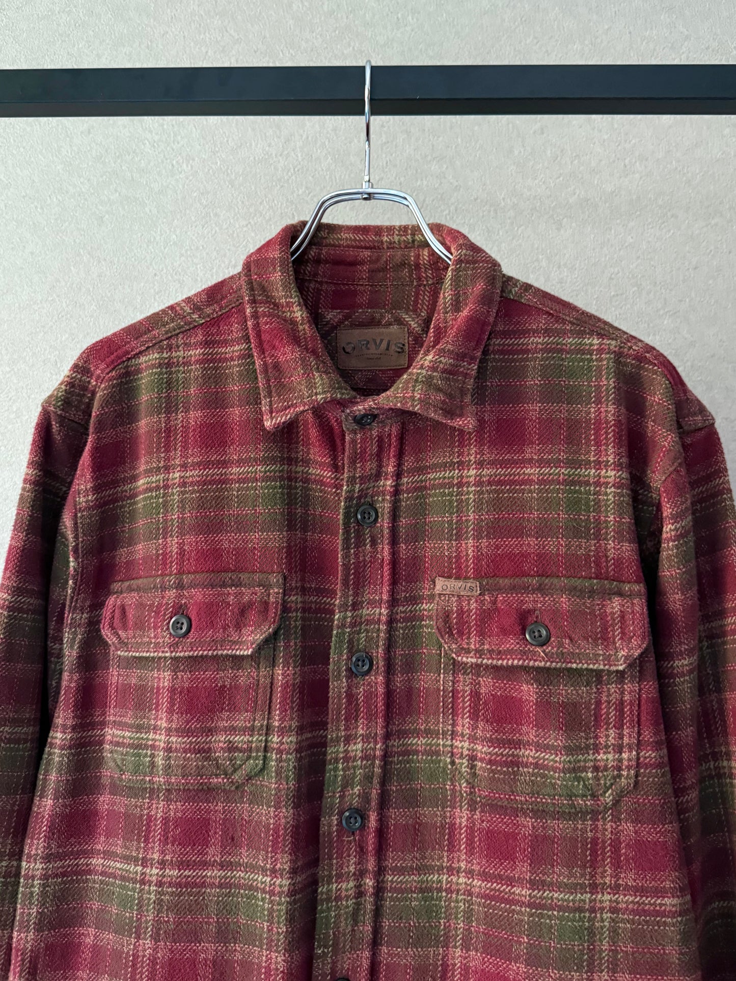 00's ORVIS flannel shirt