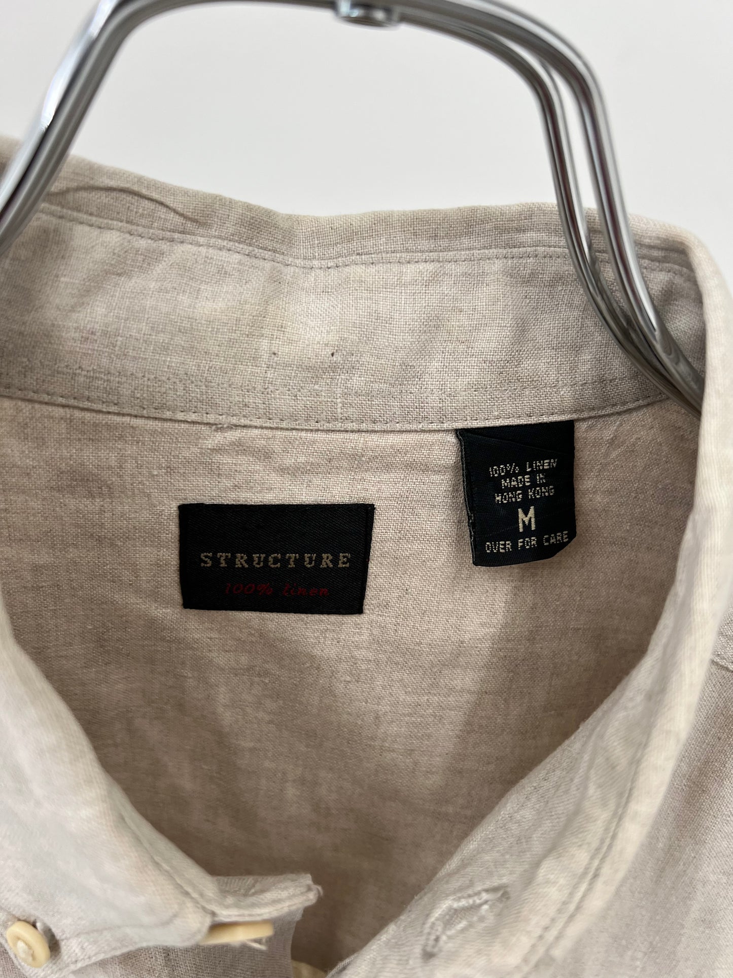 90's STRUCTURE linen shirt