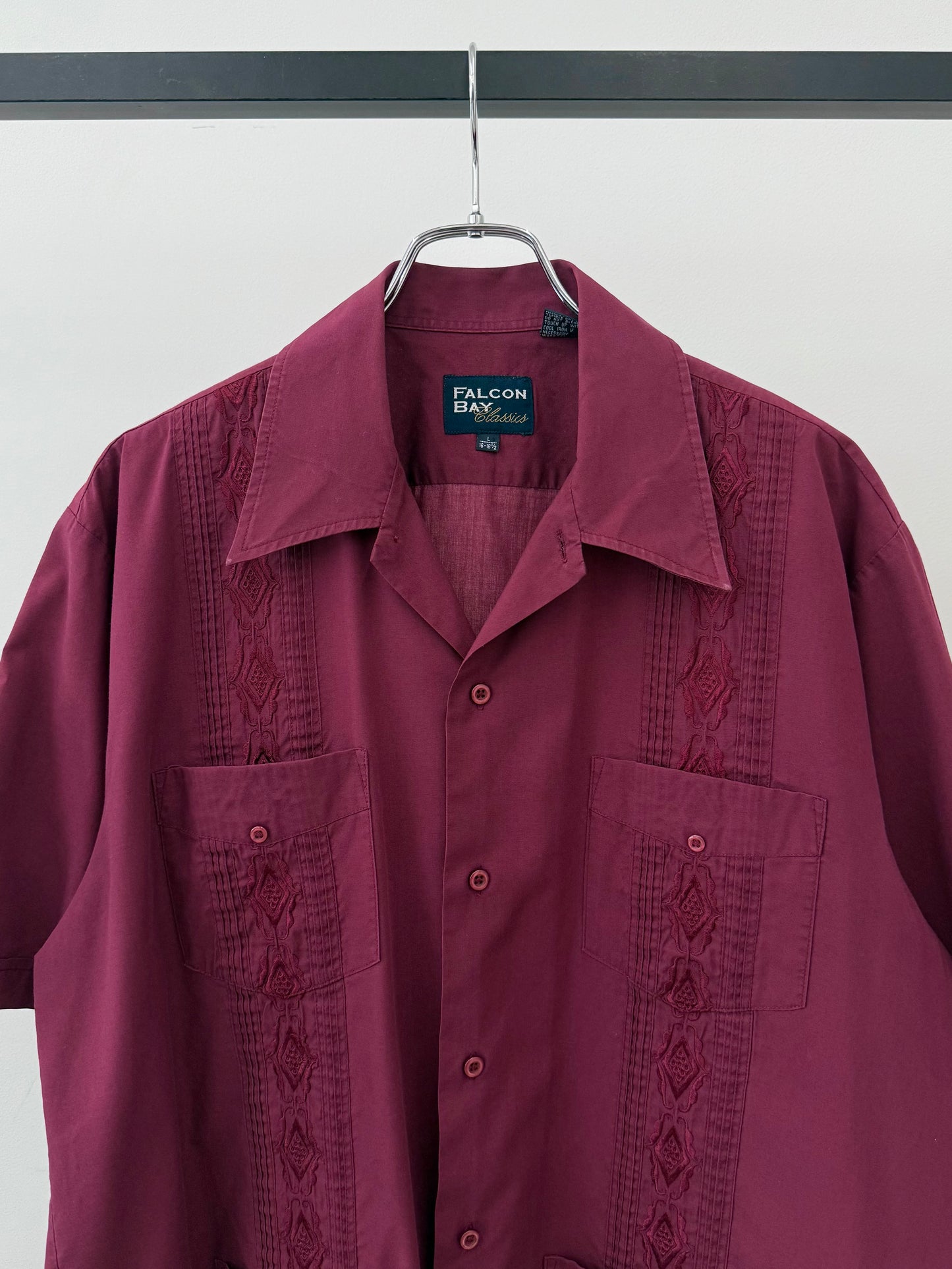 00's FALCON BAY guayabera shirt