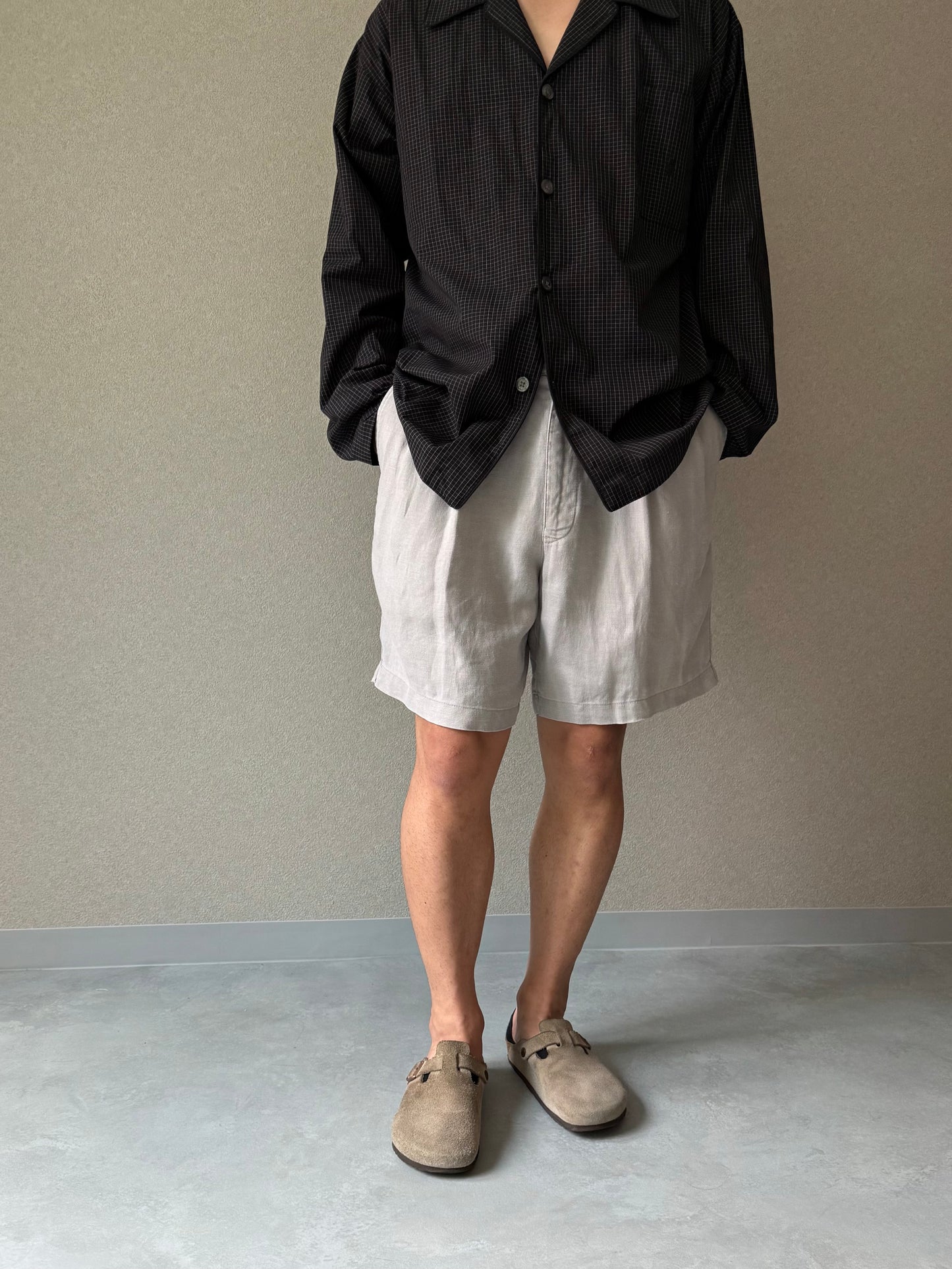 00's BANANA REPUBLIC linen shorts