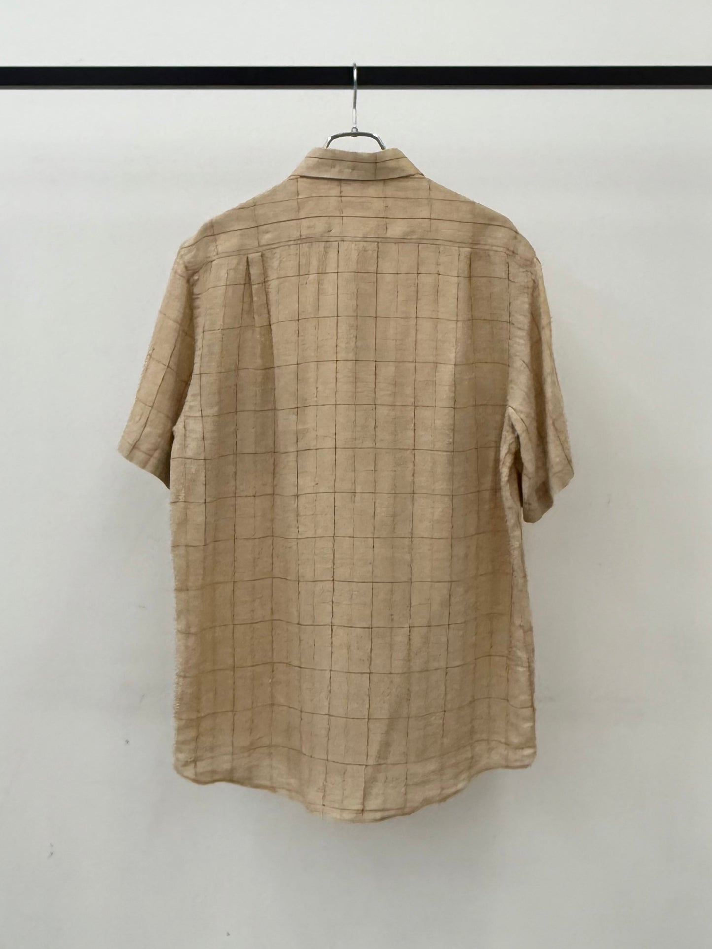 00's LUIGI VENAFRA S/S linen shirt