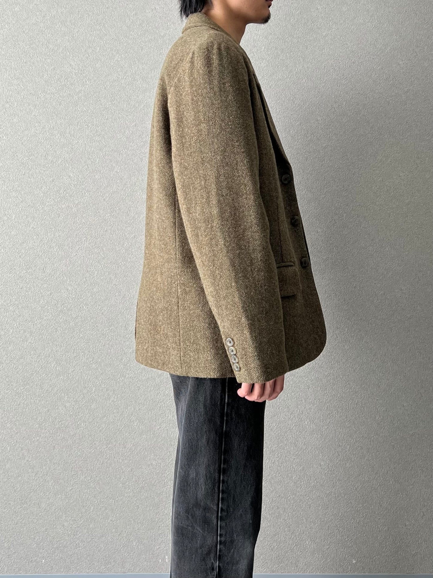 00's L.L.Bean insulation tweed jacket