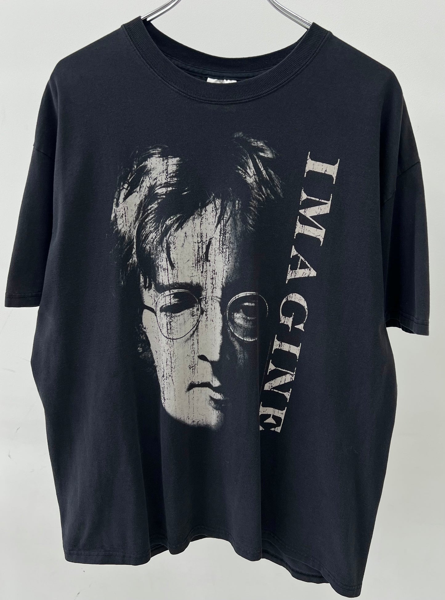 00's John Lennon music t-shirt "IMAGINE"