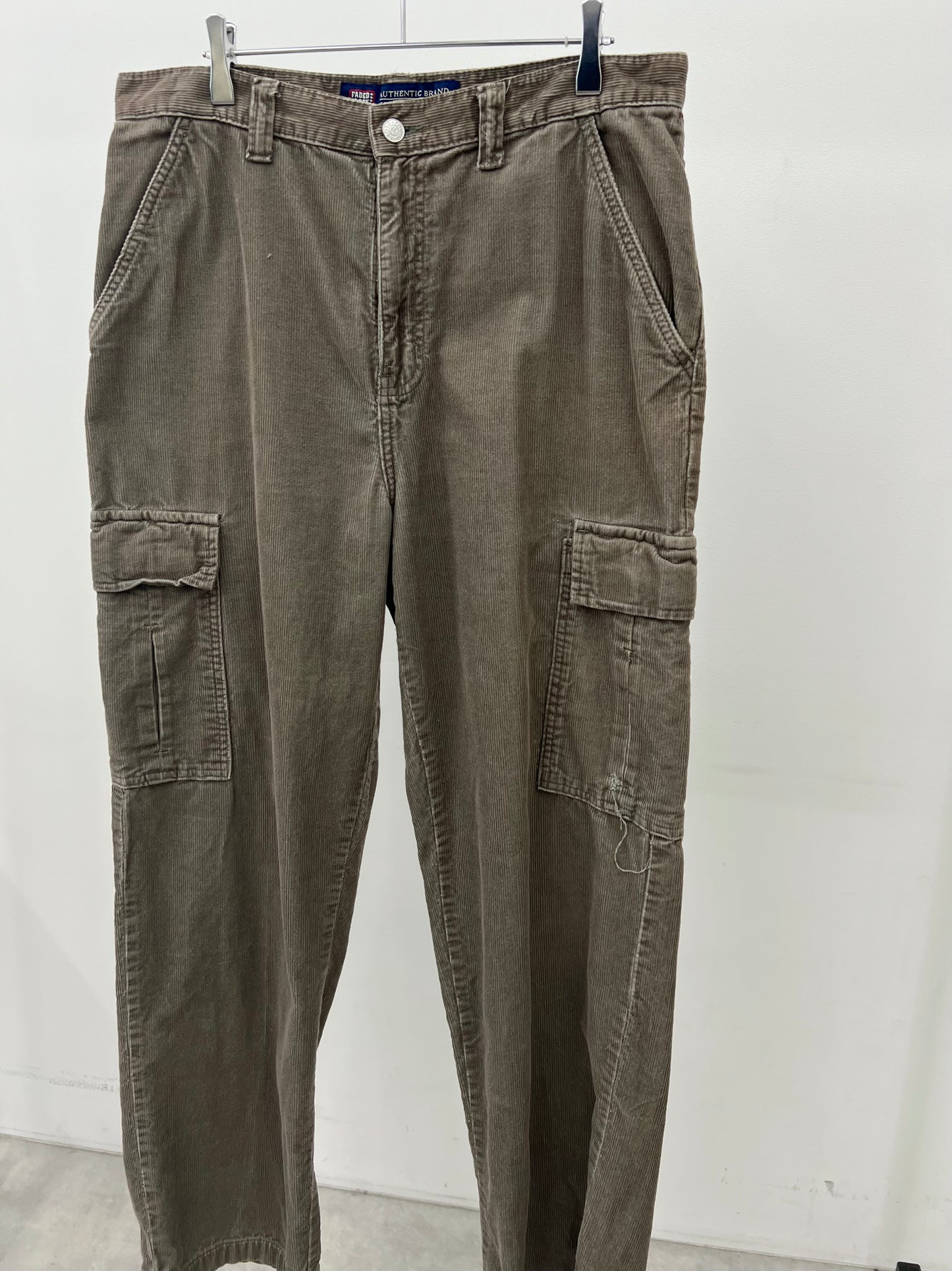 00's FADED GROLY corduroy cargo pants