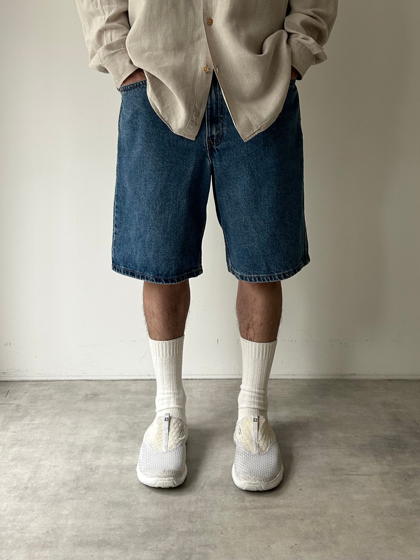 00's Levi's 550 denim shorts "Made in MEXICO"