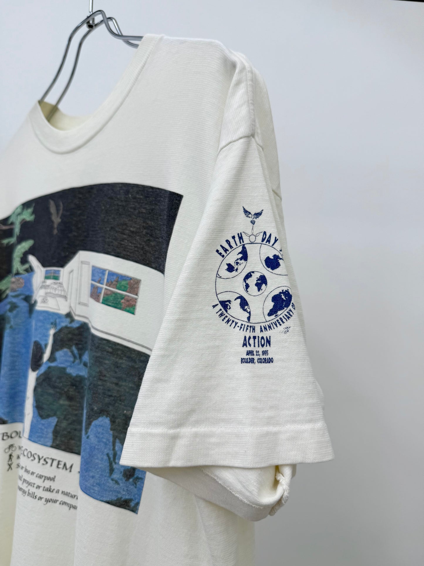 90's EARTH DAY t-shirt "MADE IN USA"