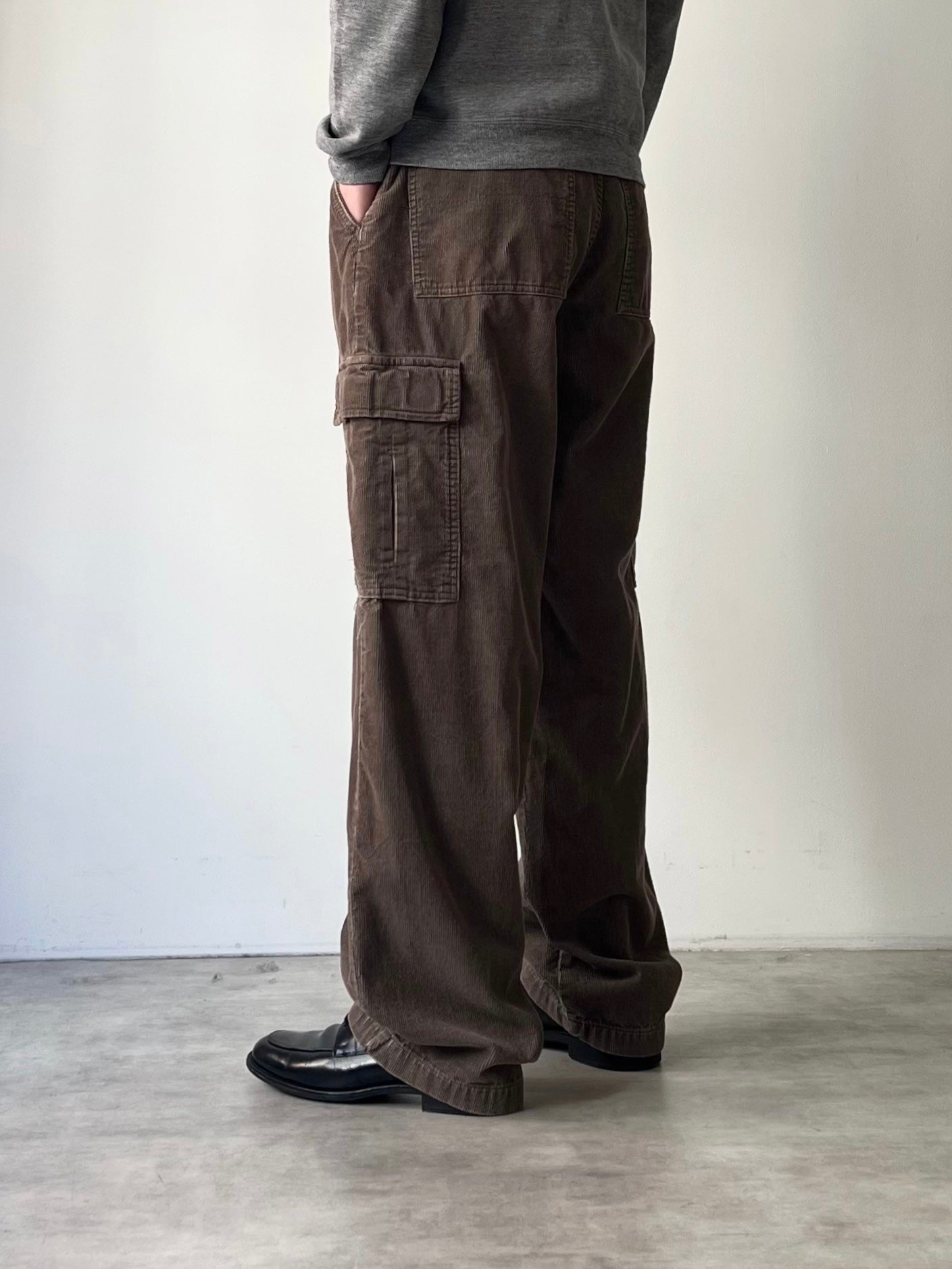 00's FADED GROLY corduroy cargo pants