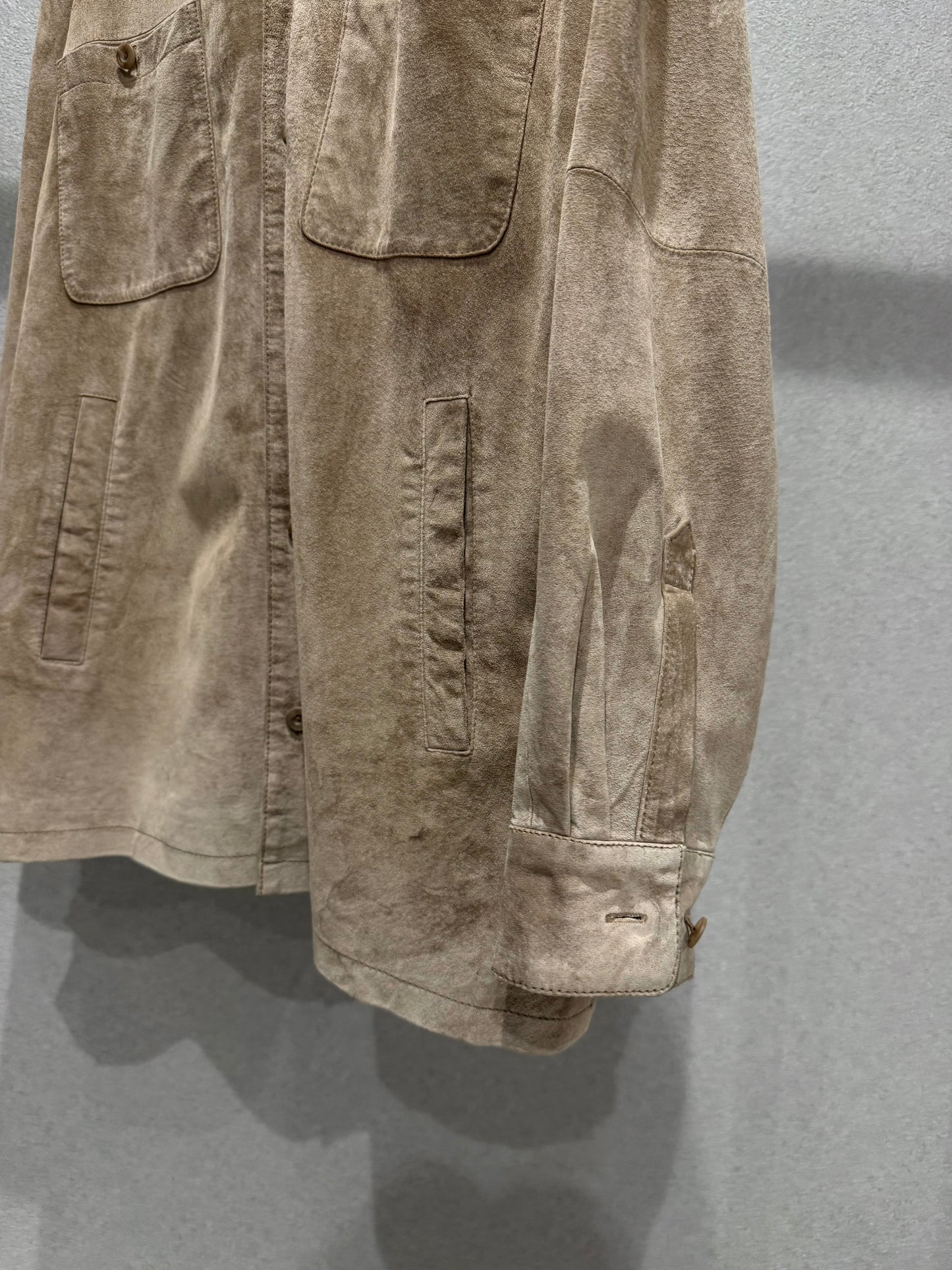 90's PERRY ELLIS leather jacket