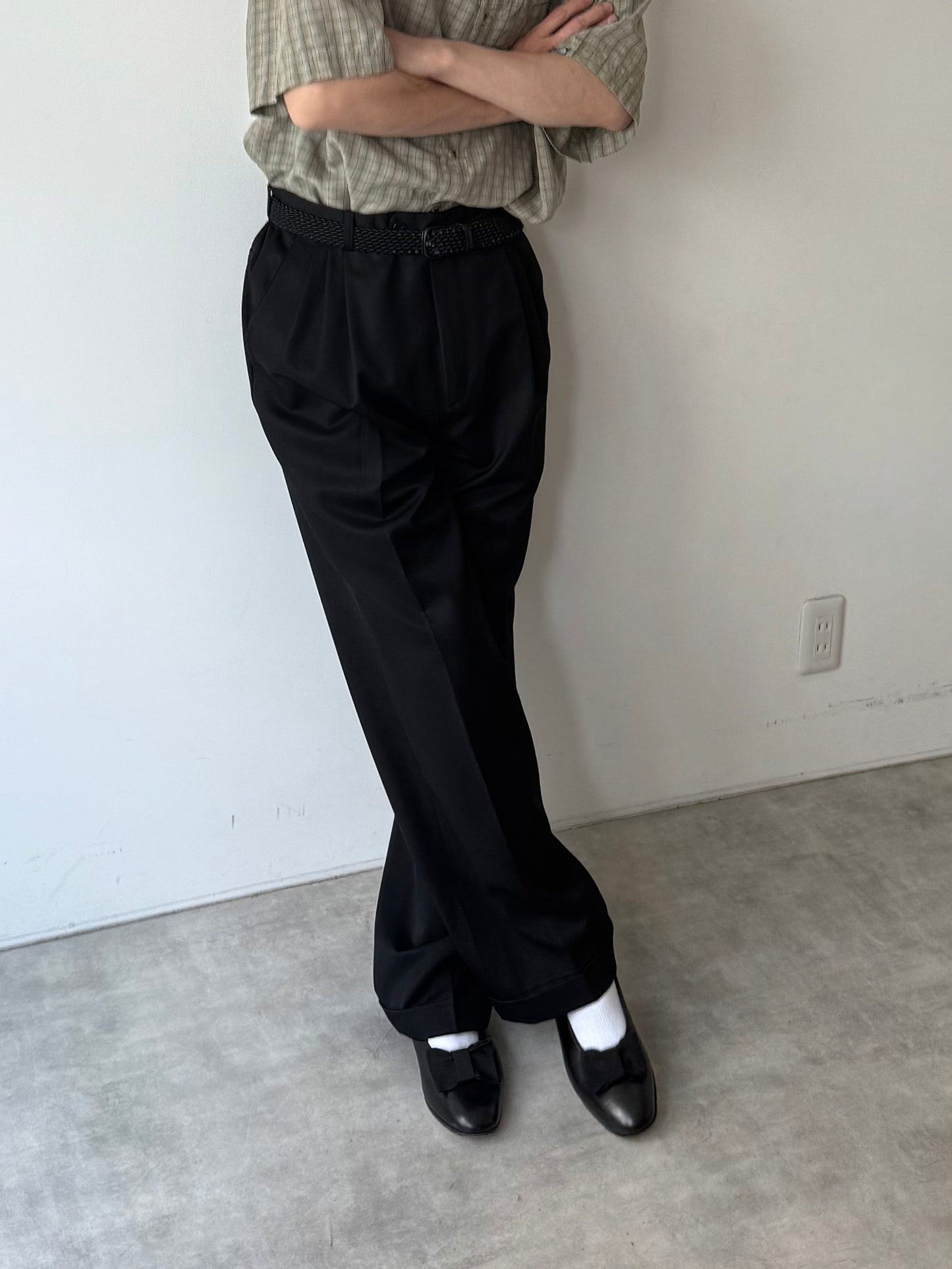 90's Zanella wool slacks "Made in ITALY"