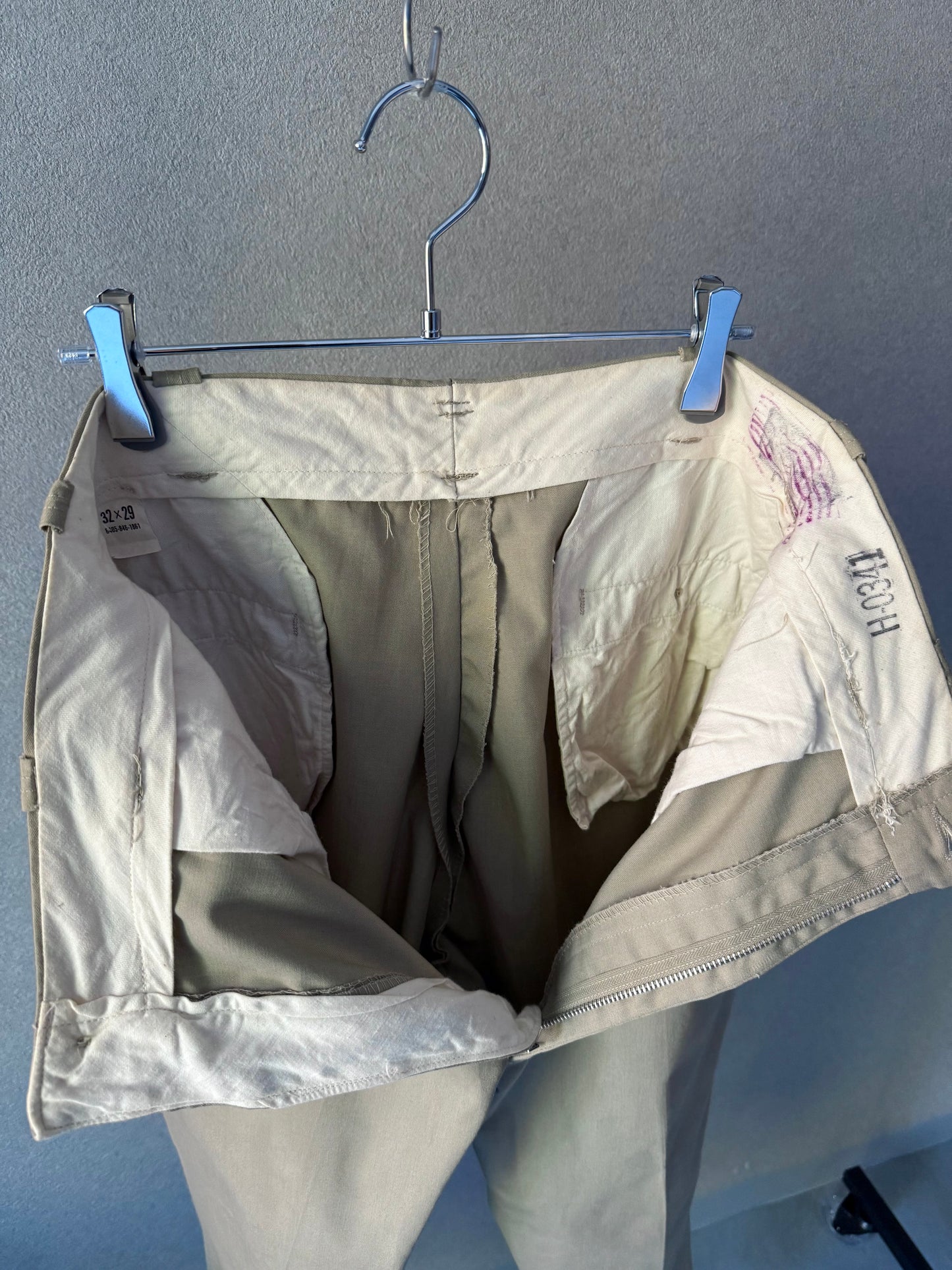 80's U.S.ARMY chino pants