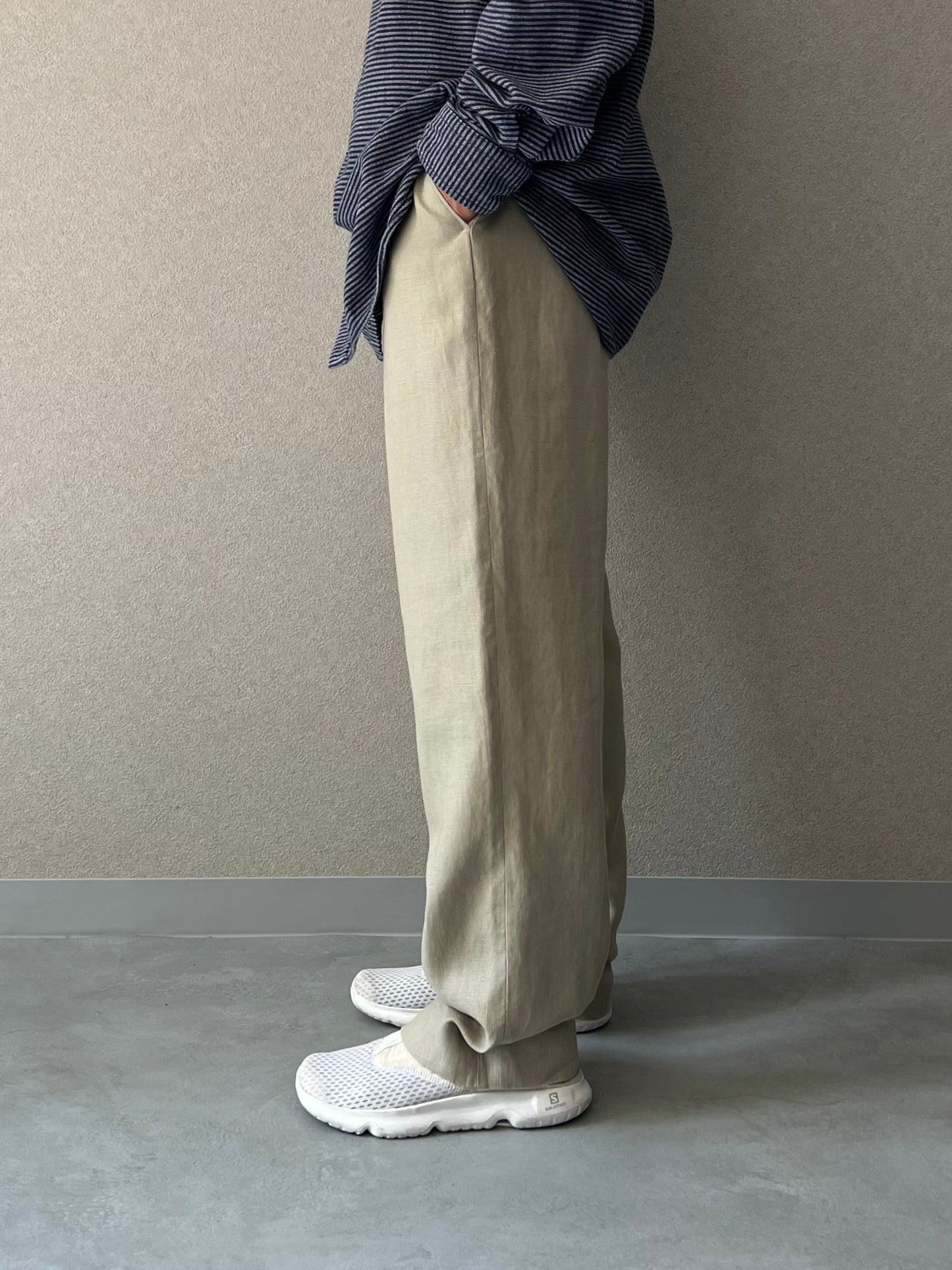 00's Calvin Klein linen slacks