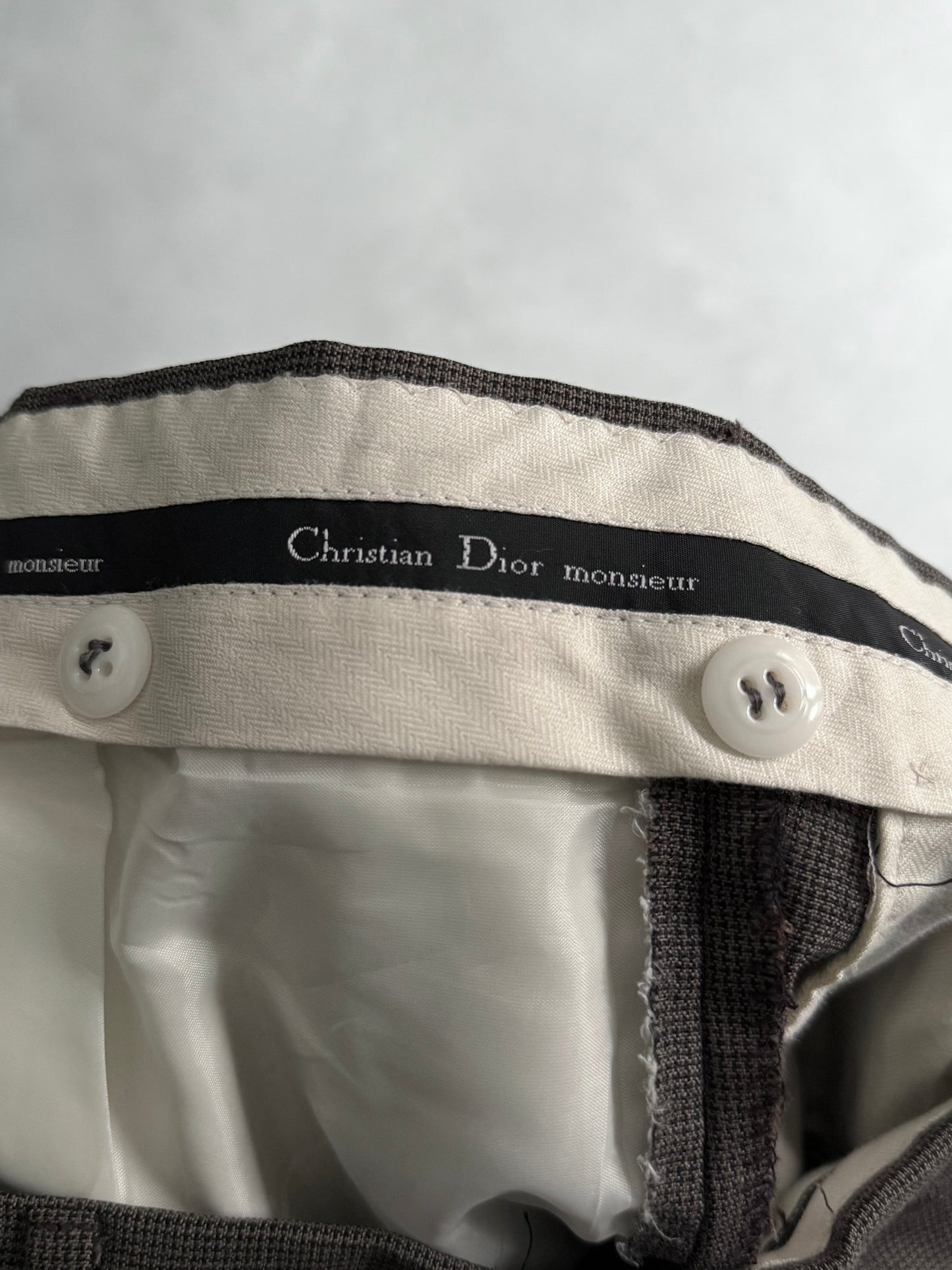 90's Christian Dior wool slacks