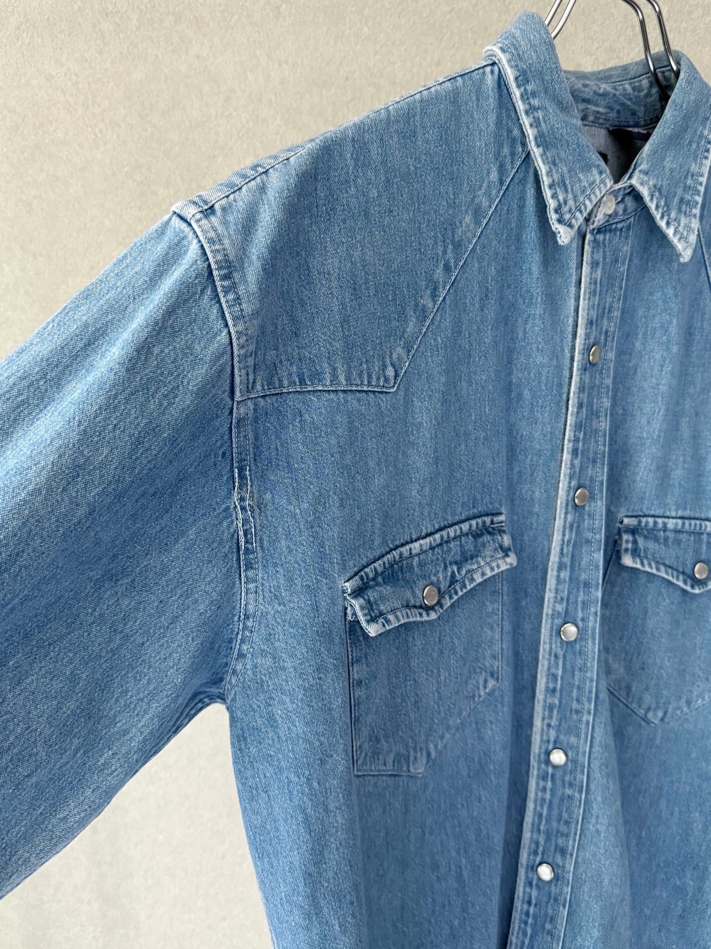90's GAP denim western shirt