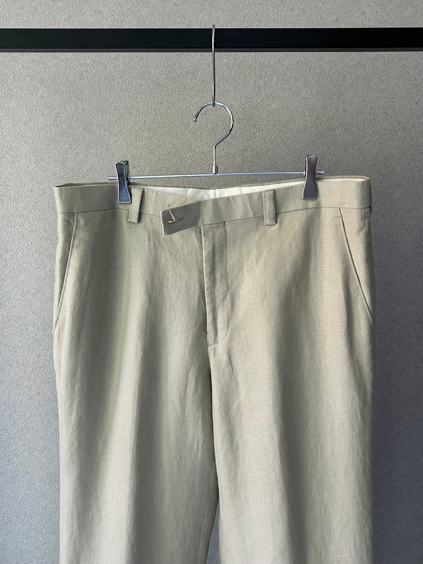 00's Calvin Klein linen slacks
