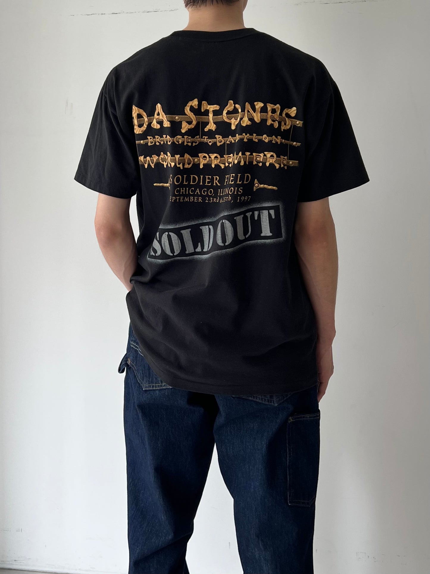 90's The Rolling Stones music t-shirt "Made in USA"