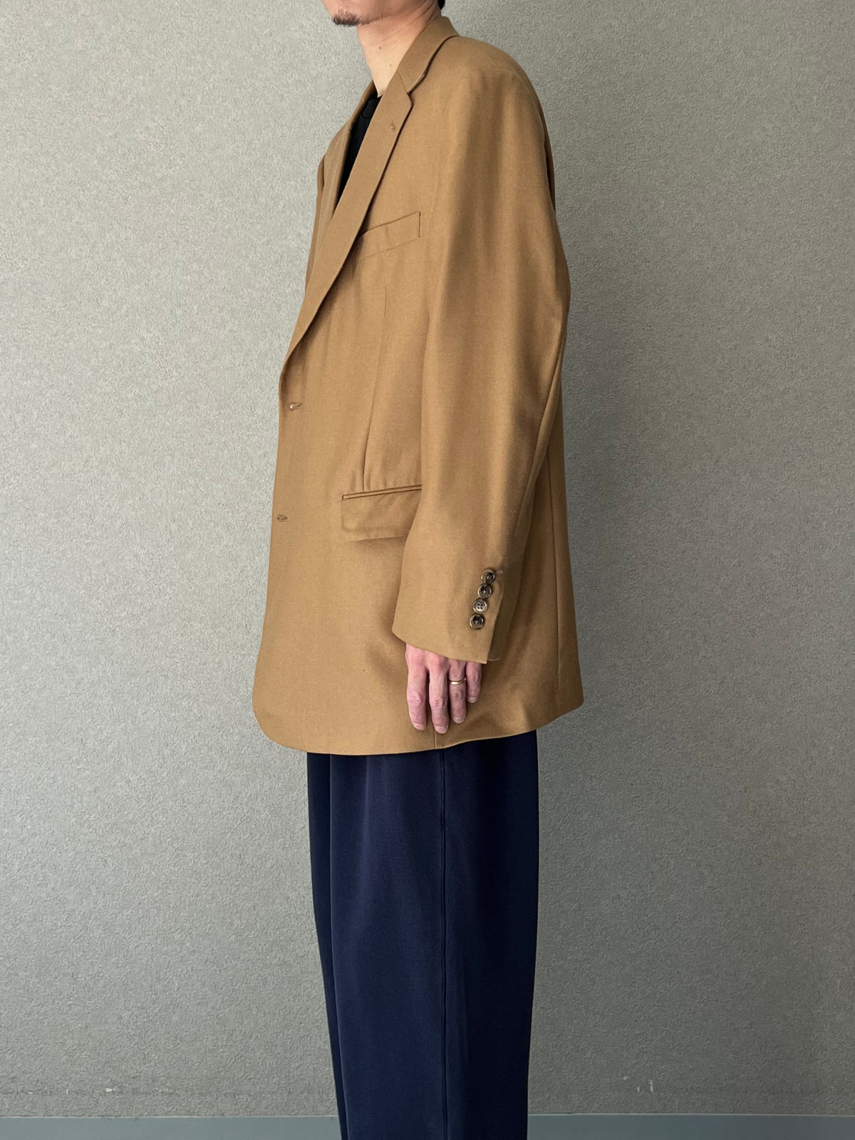 90's Dillard's × Loro Piana cashmere tailored jacket "Made in USA"