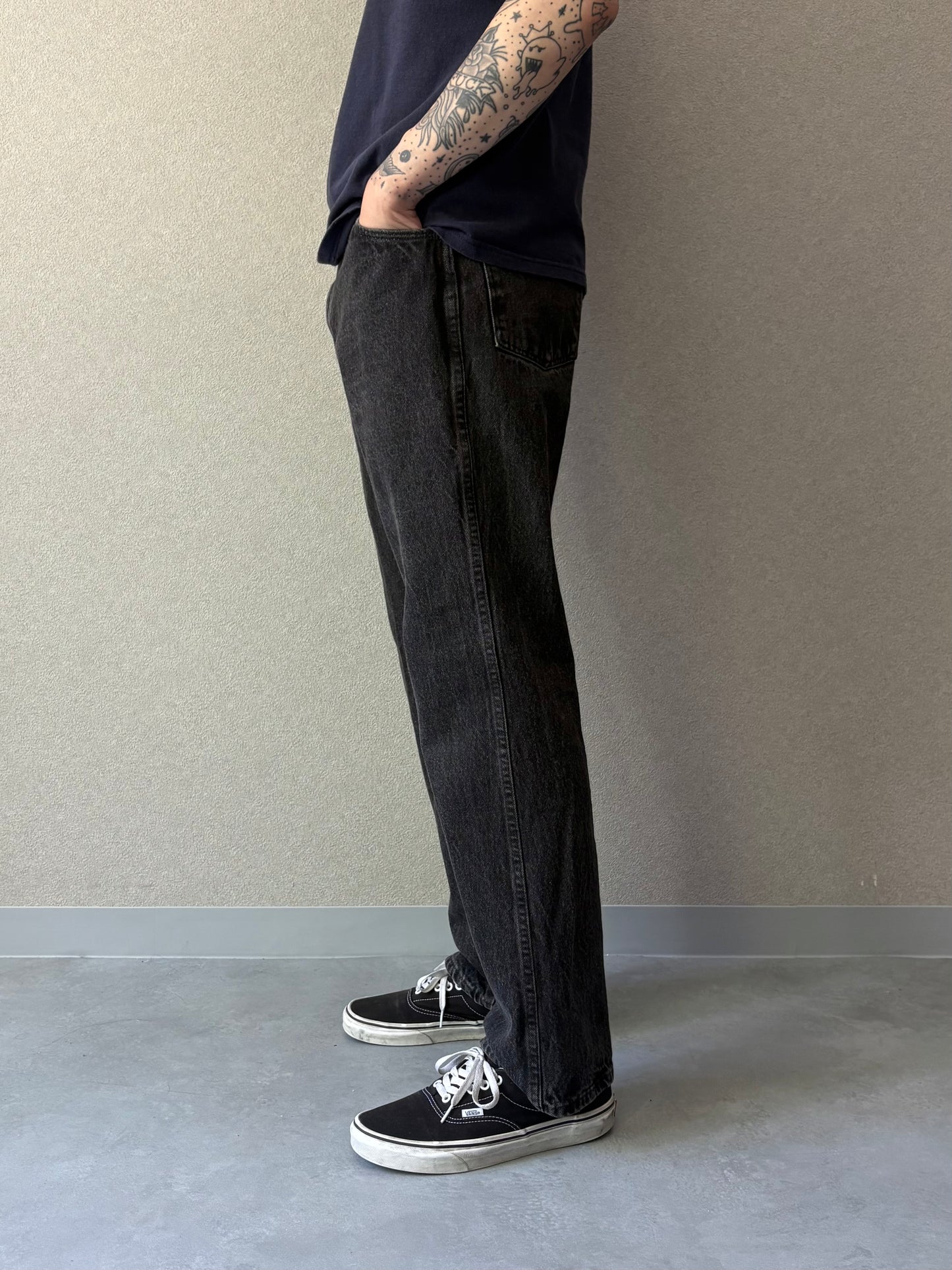 80's〜 RUSTLER yarn dyed denim pants "Made in USA"