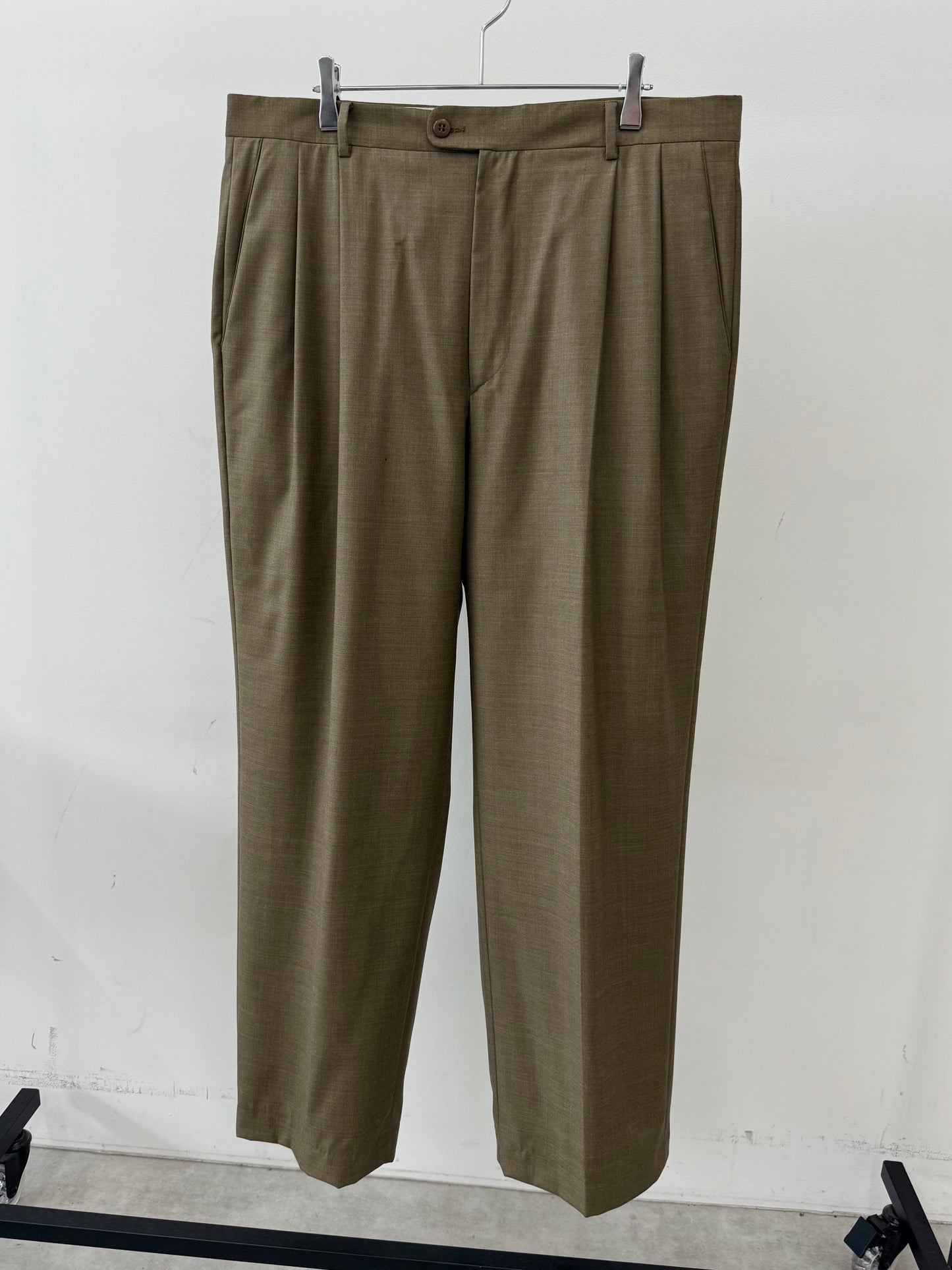 00's Zanella × Loro Piana wool slacks "Made in ITALY