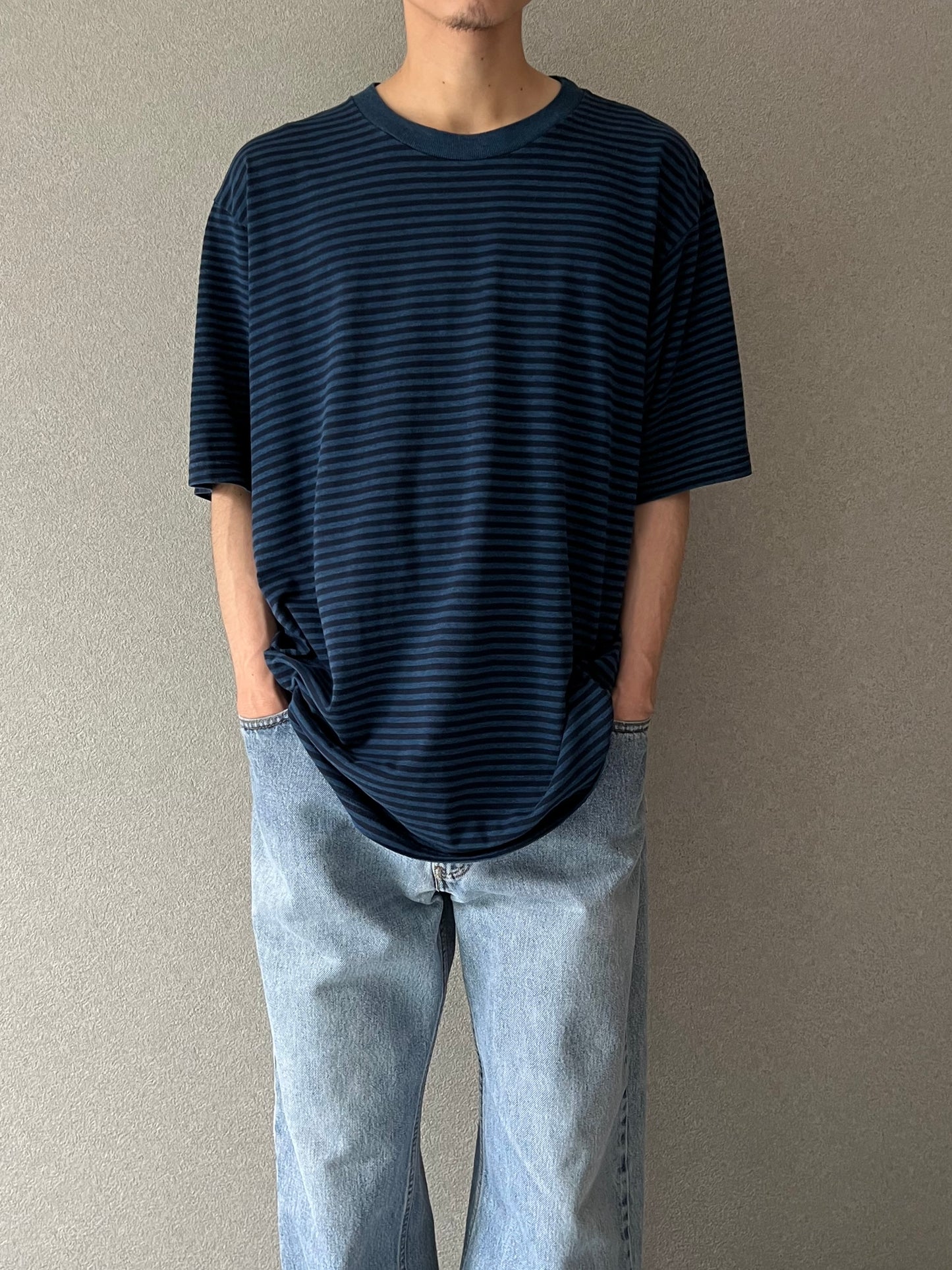 90's〜 puritan border t-shirt