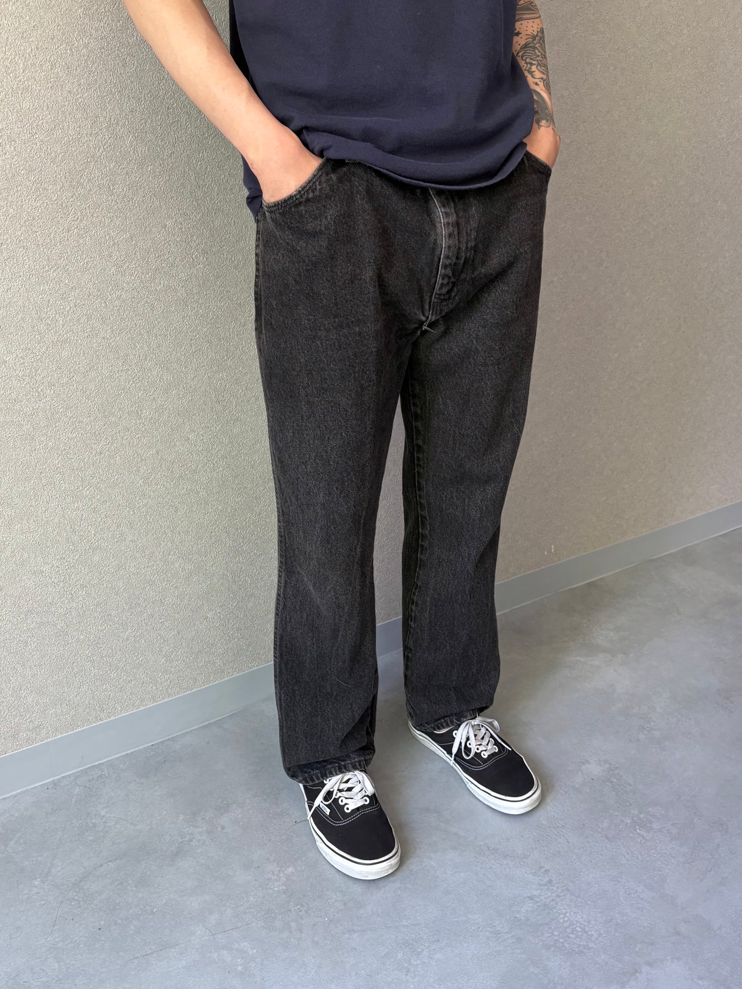 80's〜 RUSTLER yarn dyed denim pants "Made in USA"