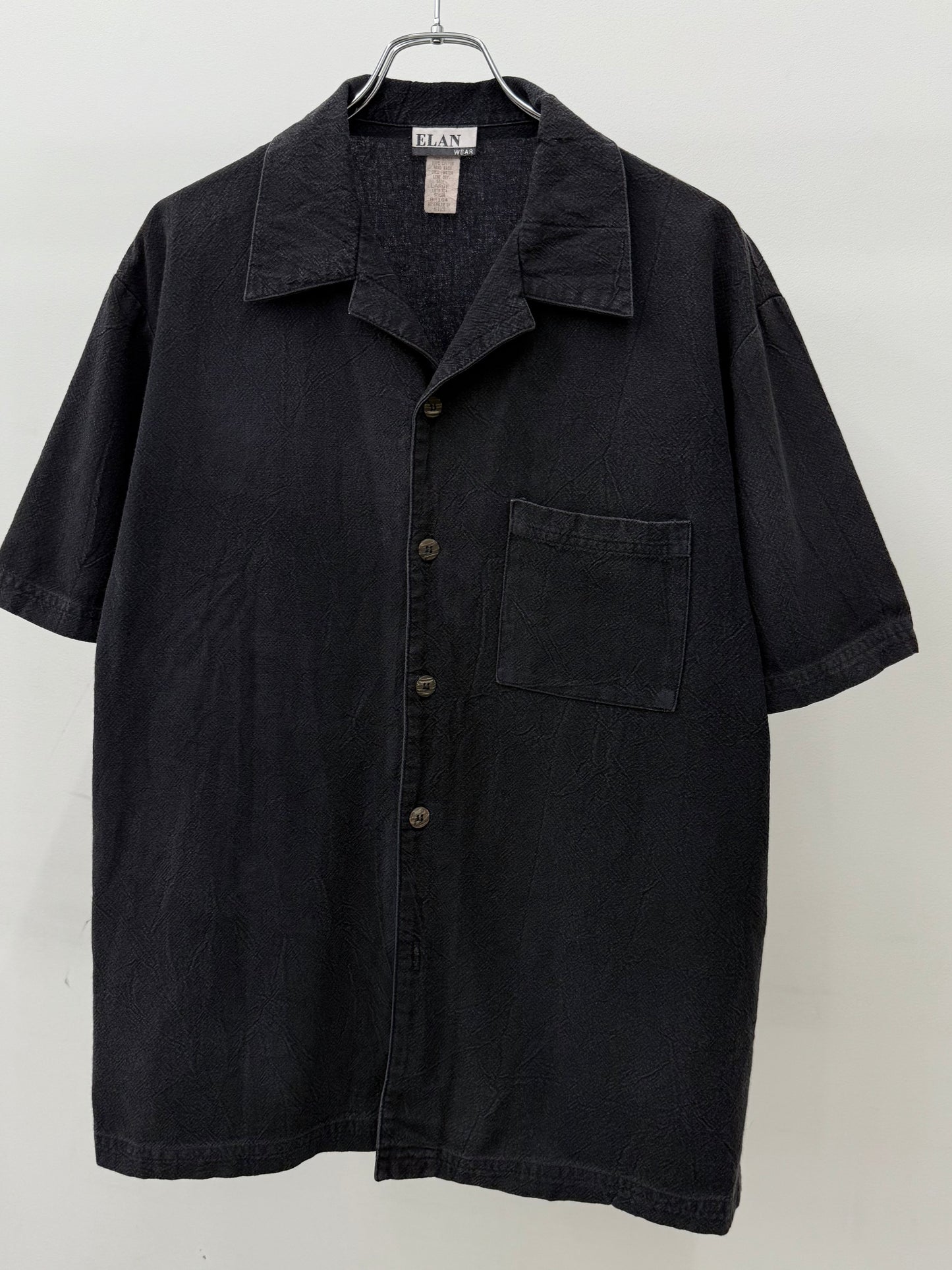 90's ELAN WEAR open collar shirt