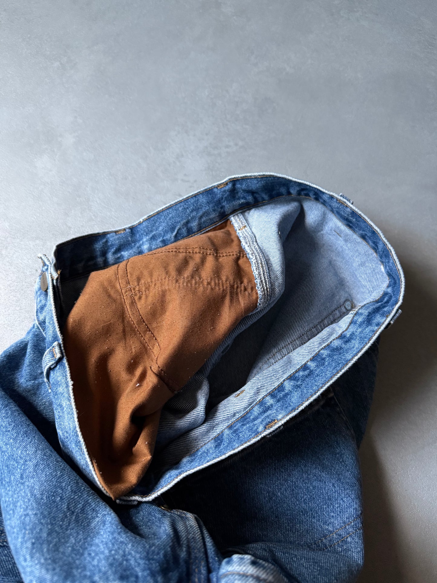00's carhartt double knee denim painter pants