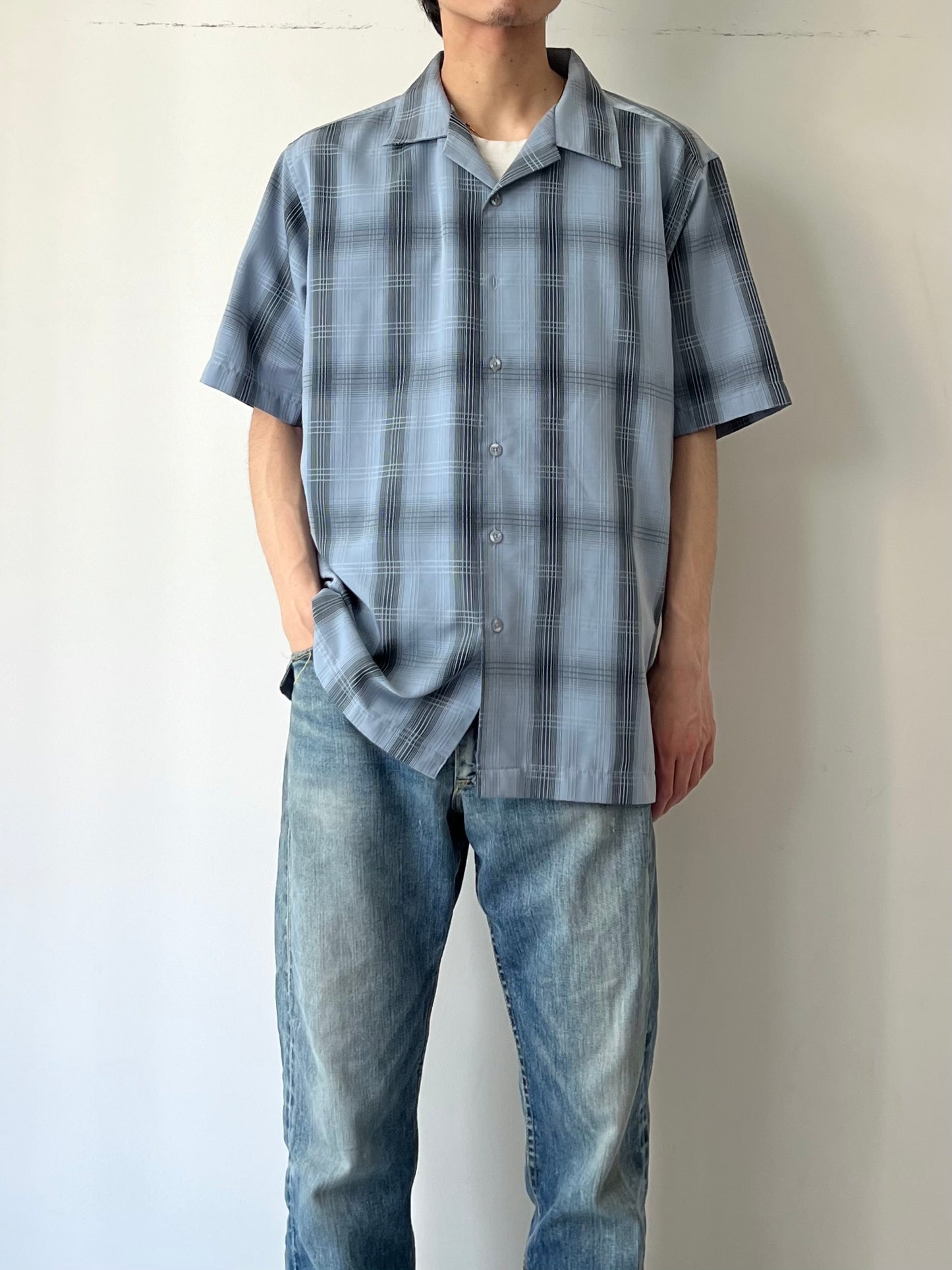 90's〜 ELLIOT open collor shirt