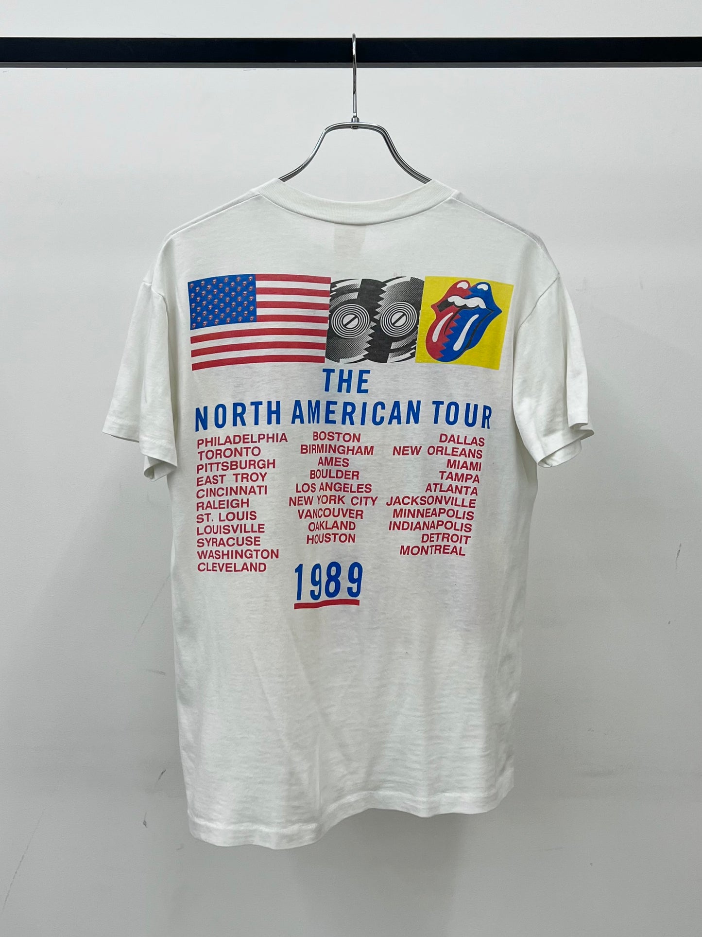 80's THE ROLLING STONES music t-shirt "Made in USA"