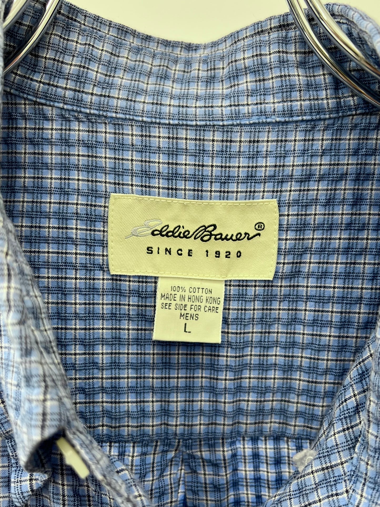 90's Eddie Bauer seersucker shirt