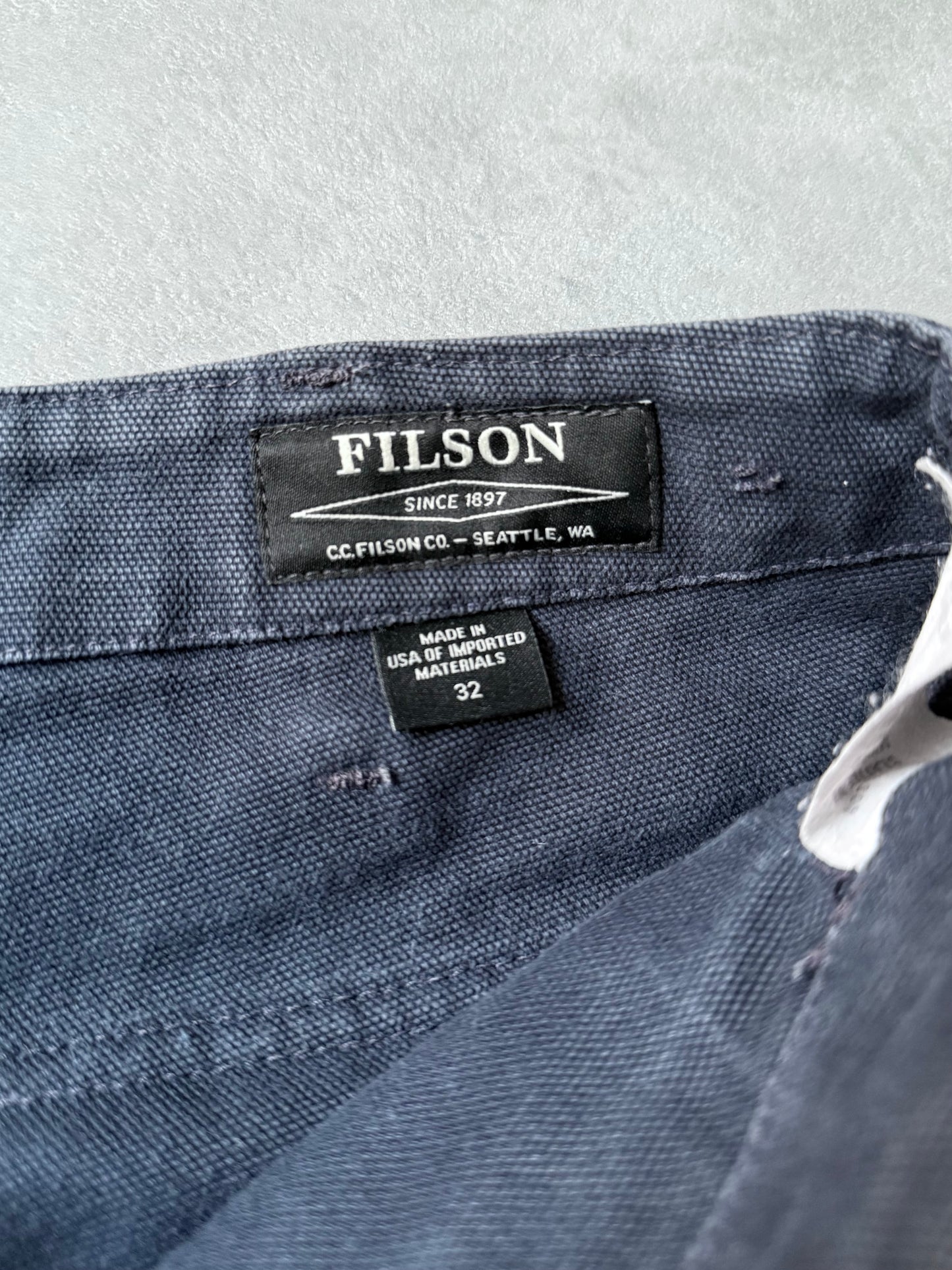 90's FILSON work shorts "Made in USA"