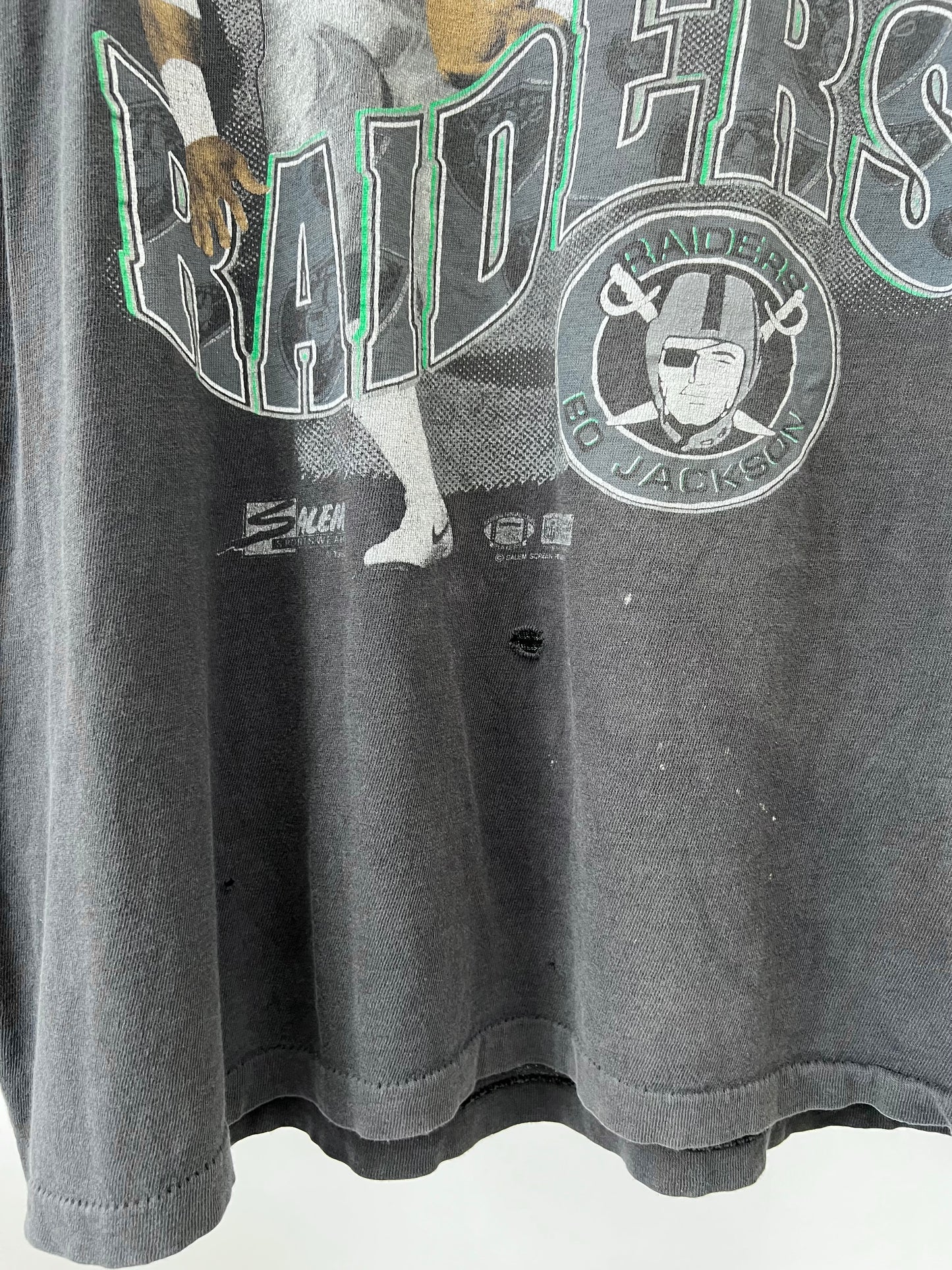 80's〜 RAIDRERS x BO JACKSON t-shirt "Made in USA"