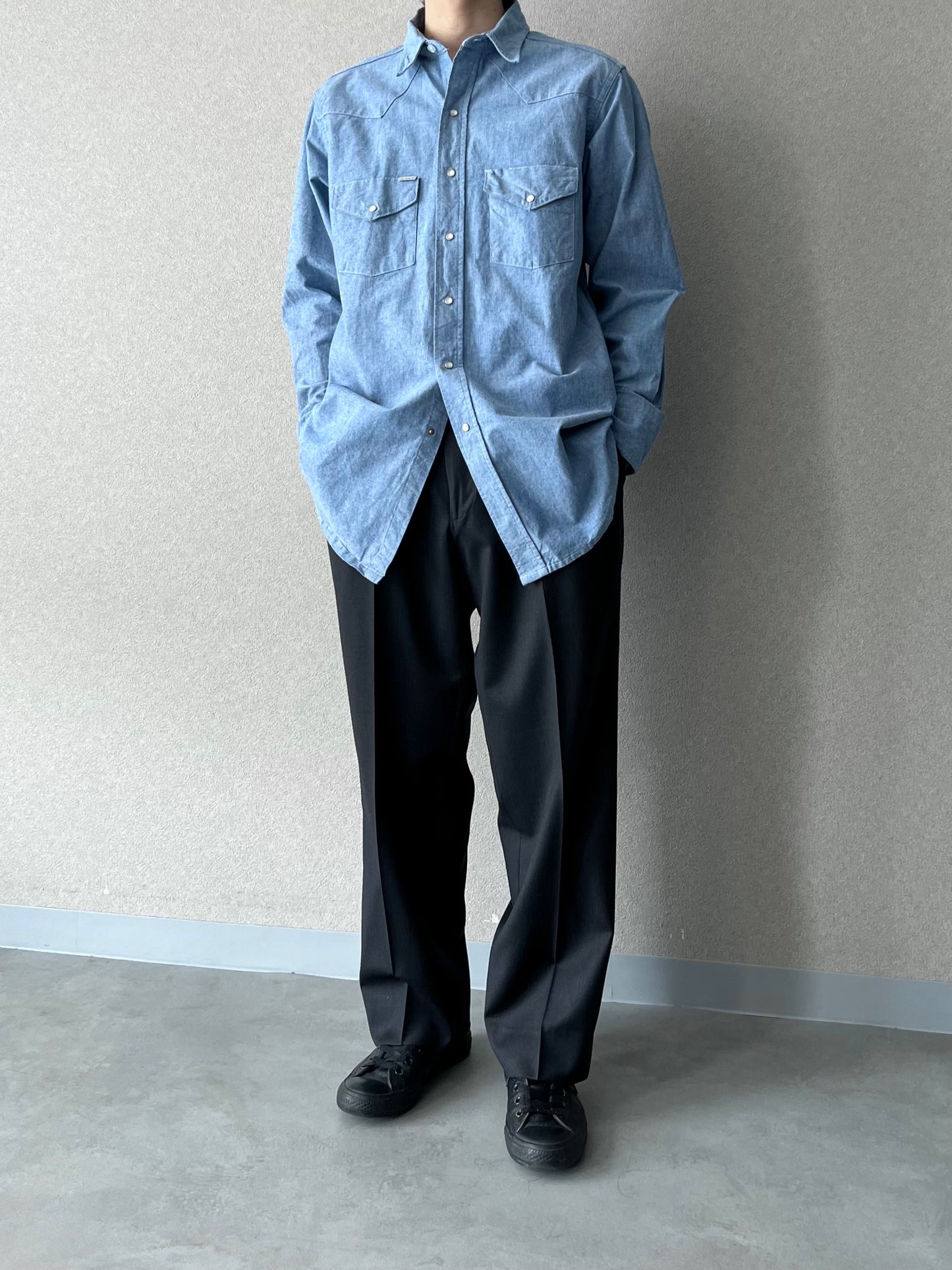 90's HUGO BOSS wool slacks "Made in USA"