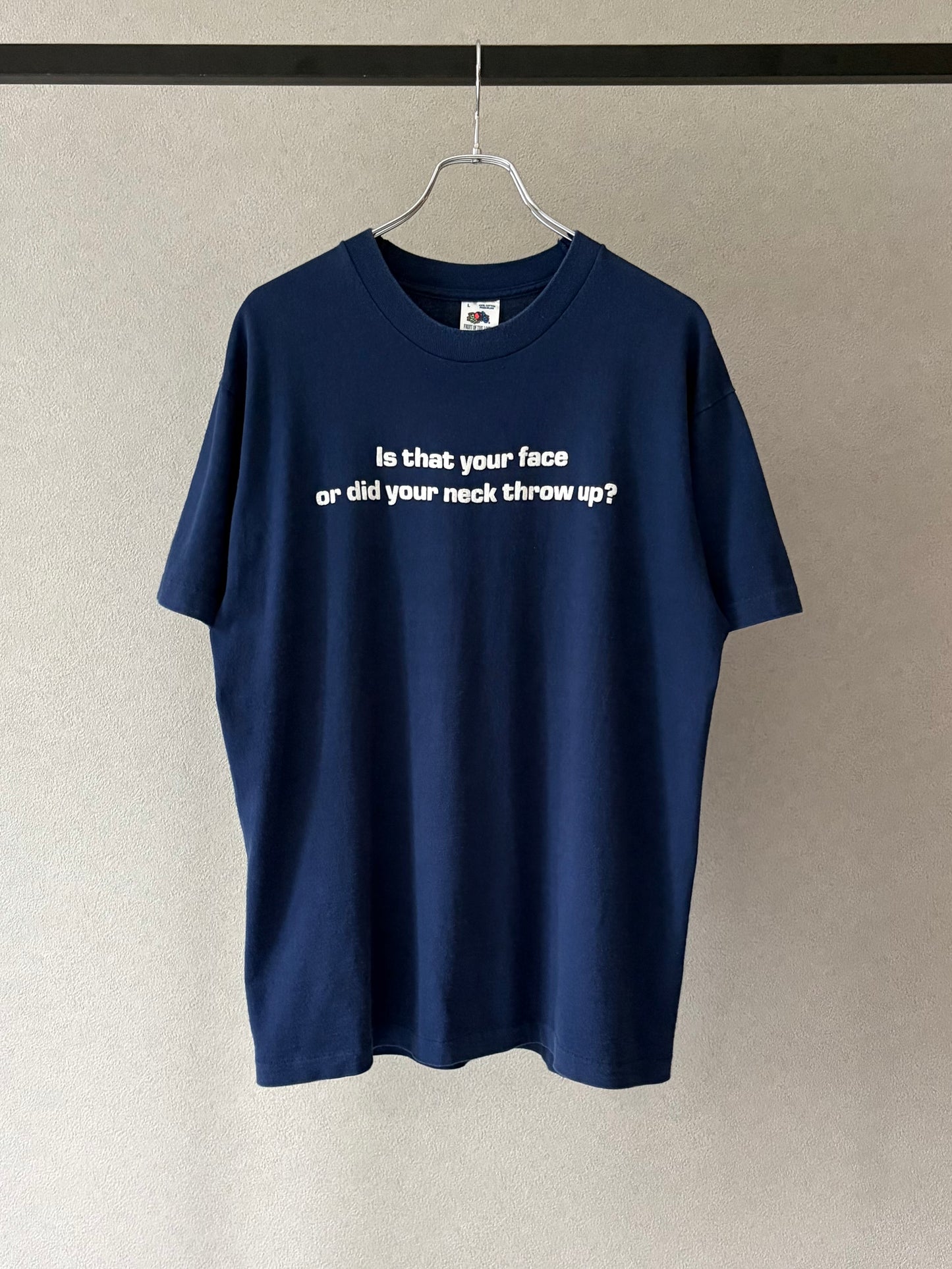 90's UNKNOWN message t-shirt "Made in USA"