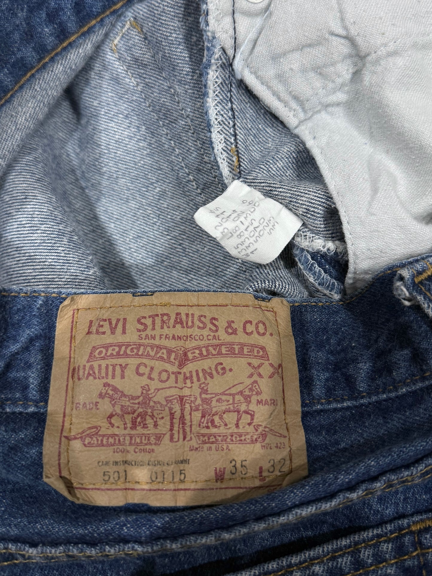 90's Levi's 501 denim pants "Made in USA"