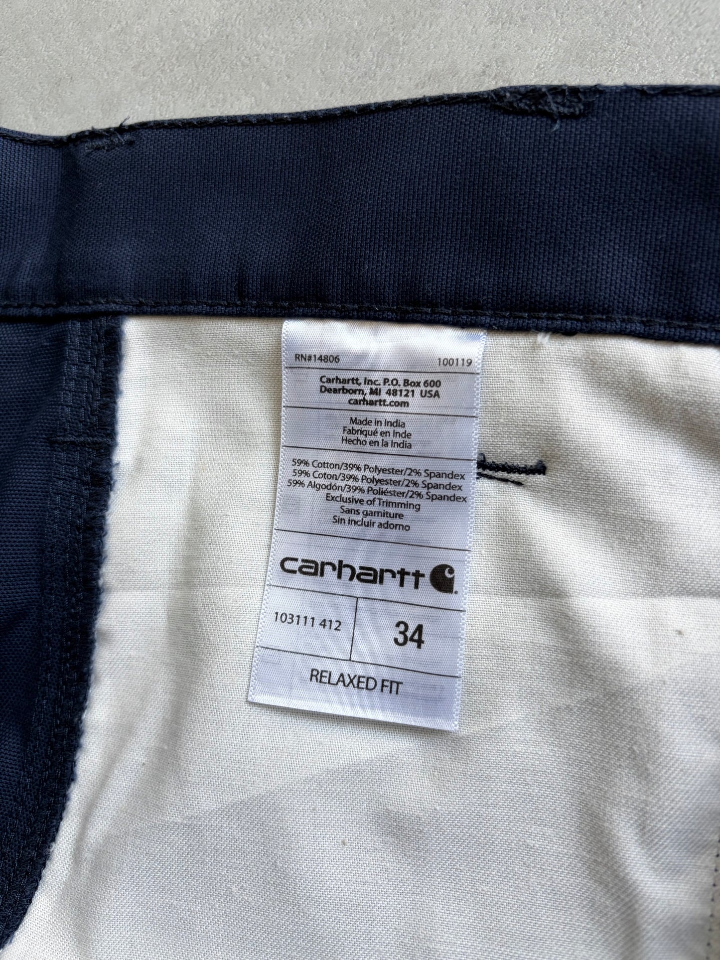 00's carhartt painter shorts