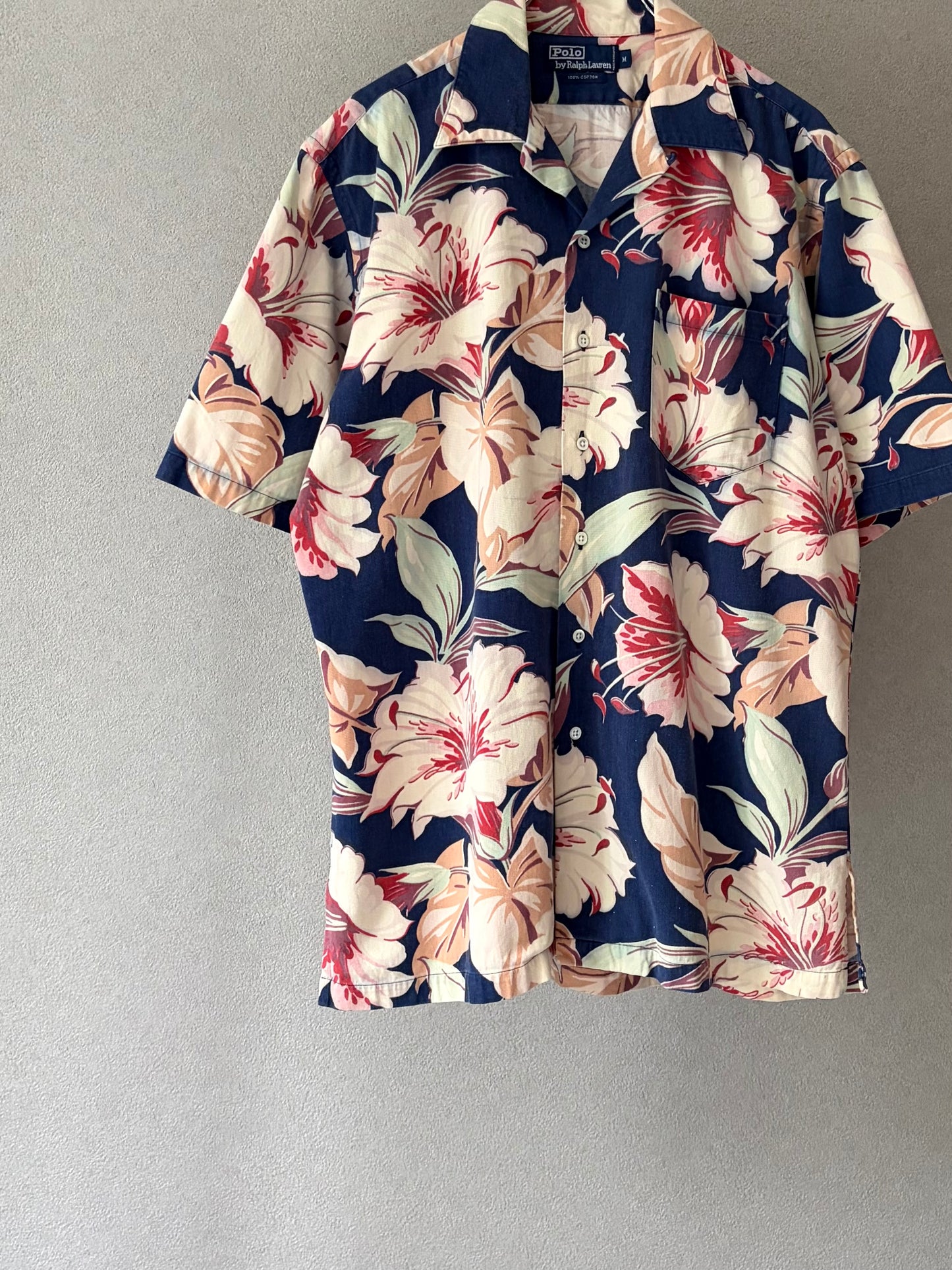 80's〜 Polo Ralph Lauren open collar shirt