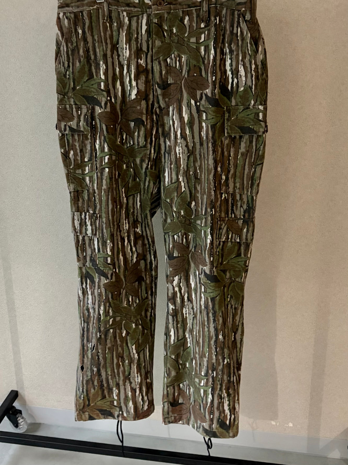 90's RED HEAD flannel cargo pants "Made in USA"