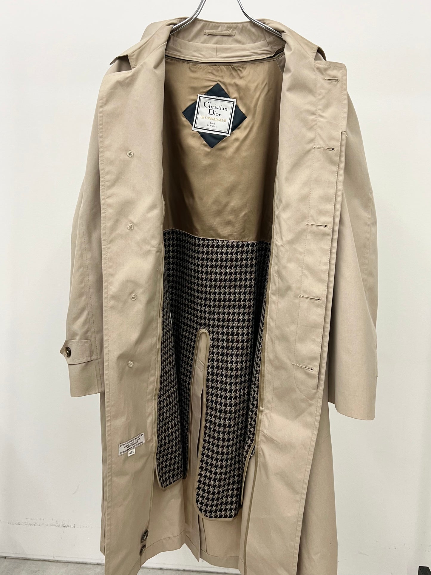 80's Christian Dior balmacaan coat