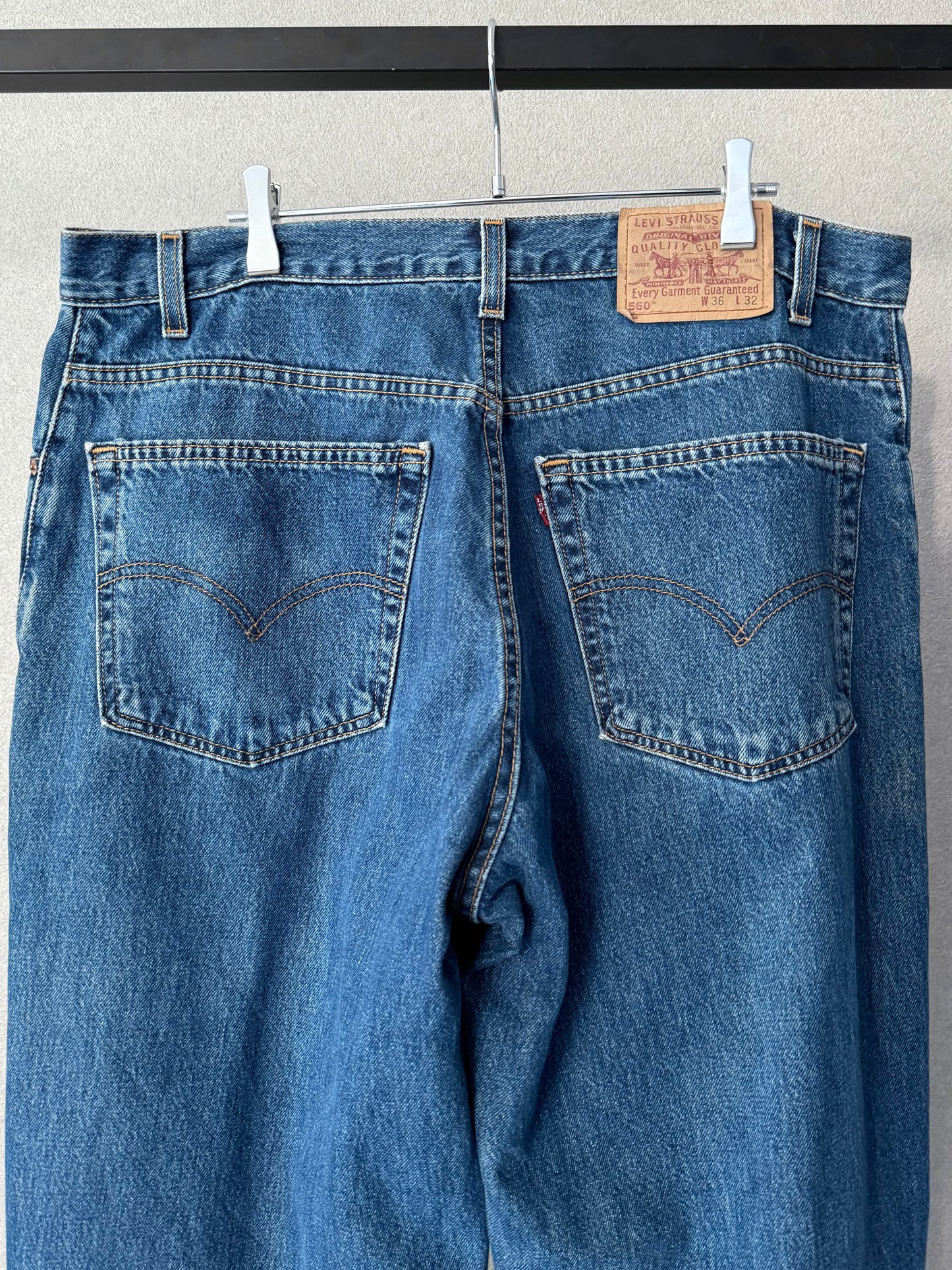 90's Levi's 560 denim pants "Made in USA"
