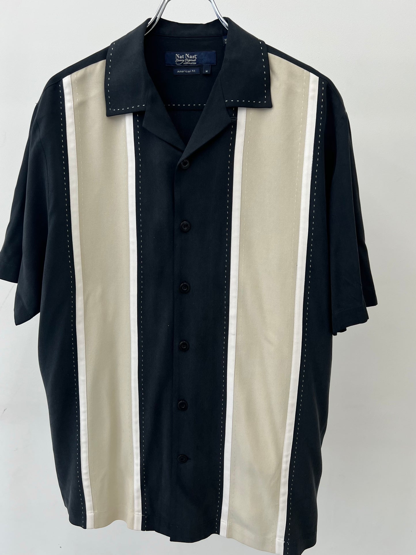 90's〜 Nat Nast silk open collar shirt