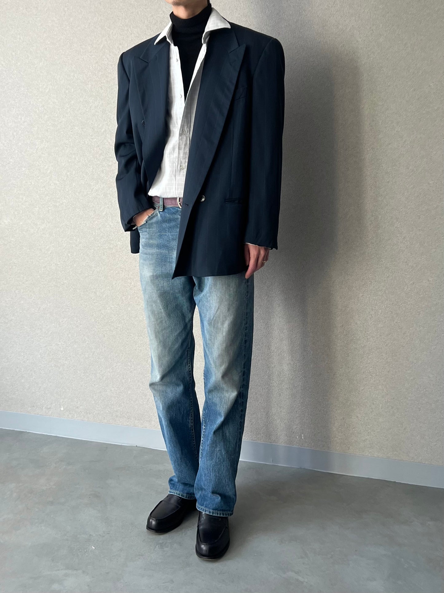 90's MANI × Neiman Marcus tailored jacket "Made in ITALY"