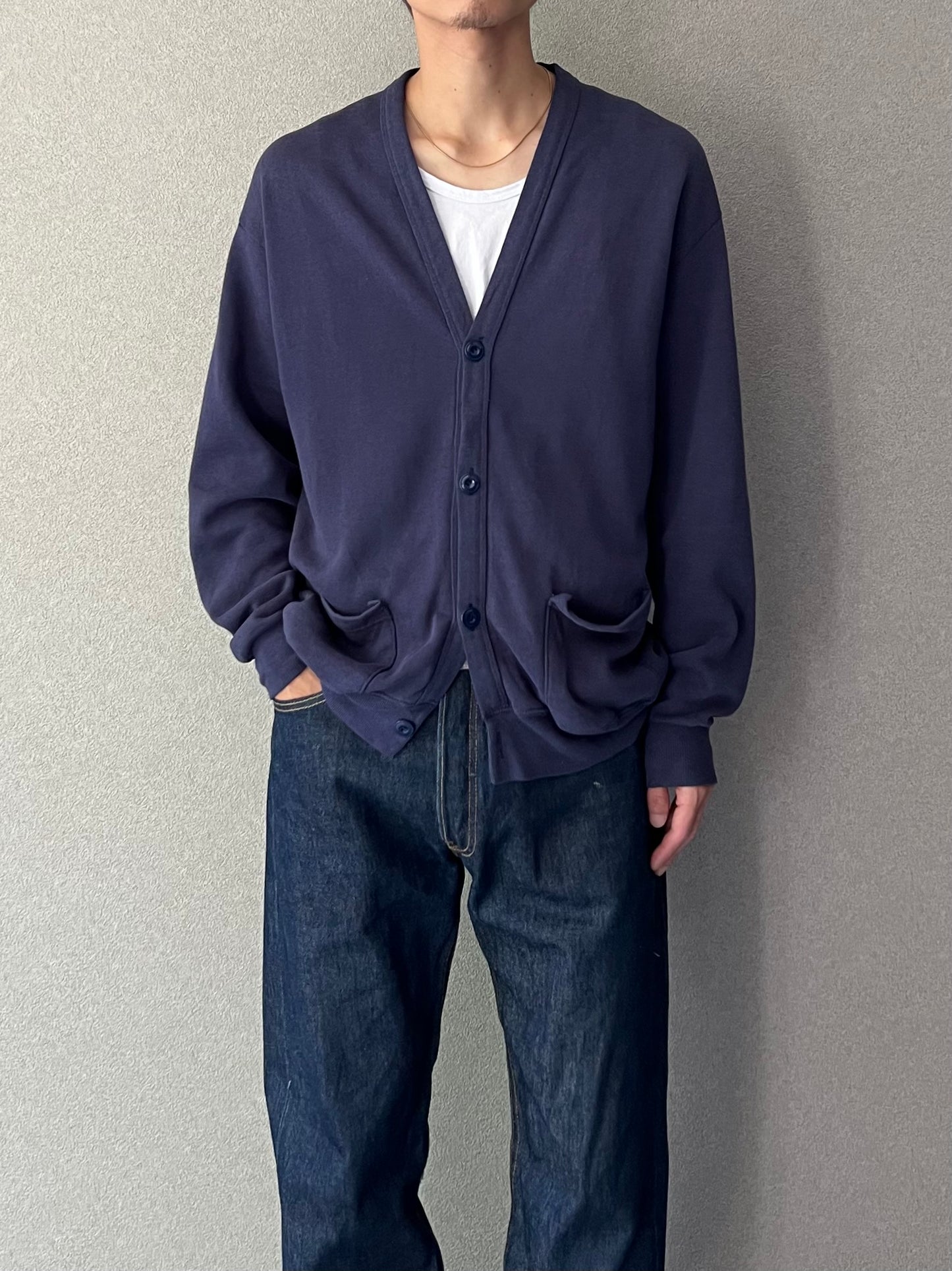 90's JERZEES sweat cardigan