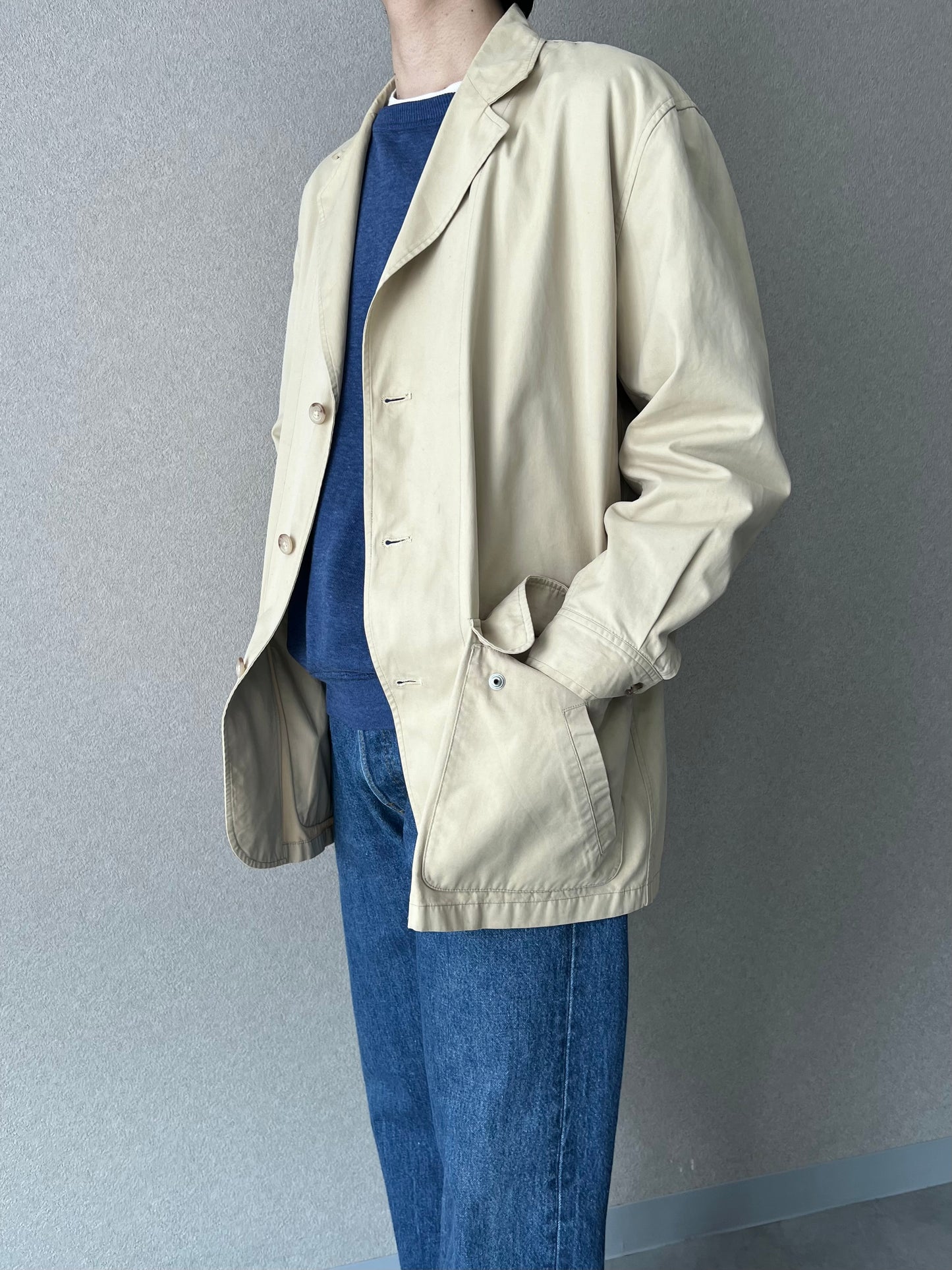 80's Polo Ralph Lauren cotton tailored jacket "Made in USA"