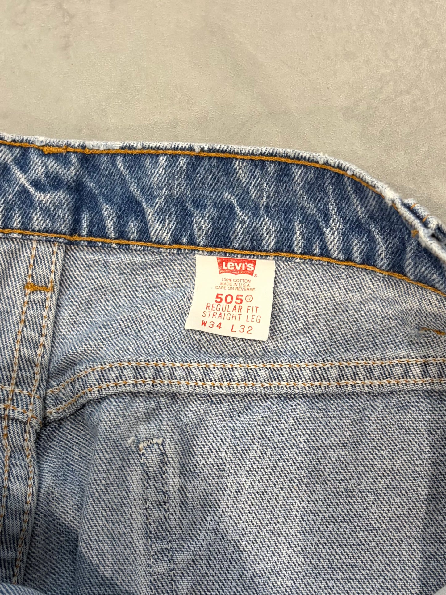 90's Levi's 505 denim pants "Made in USA"